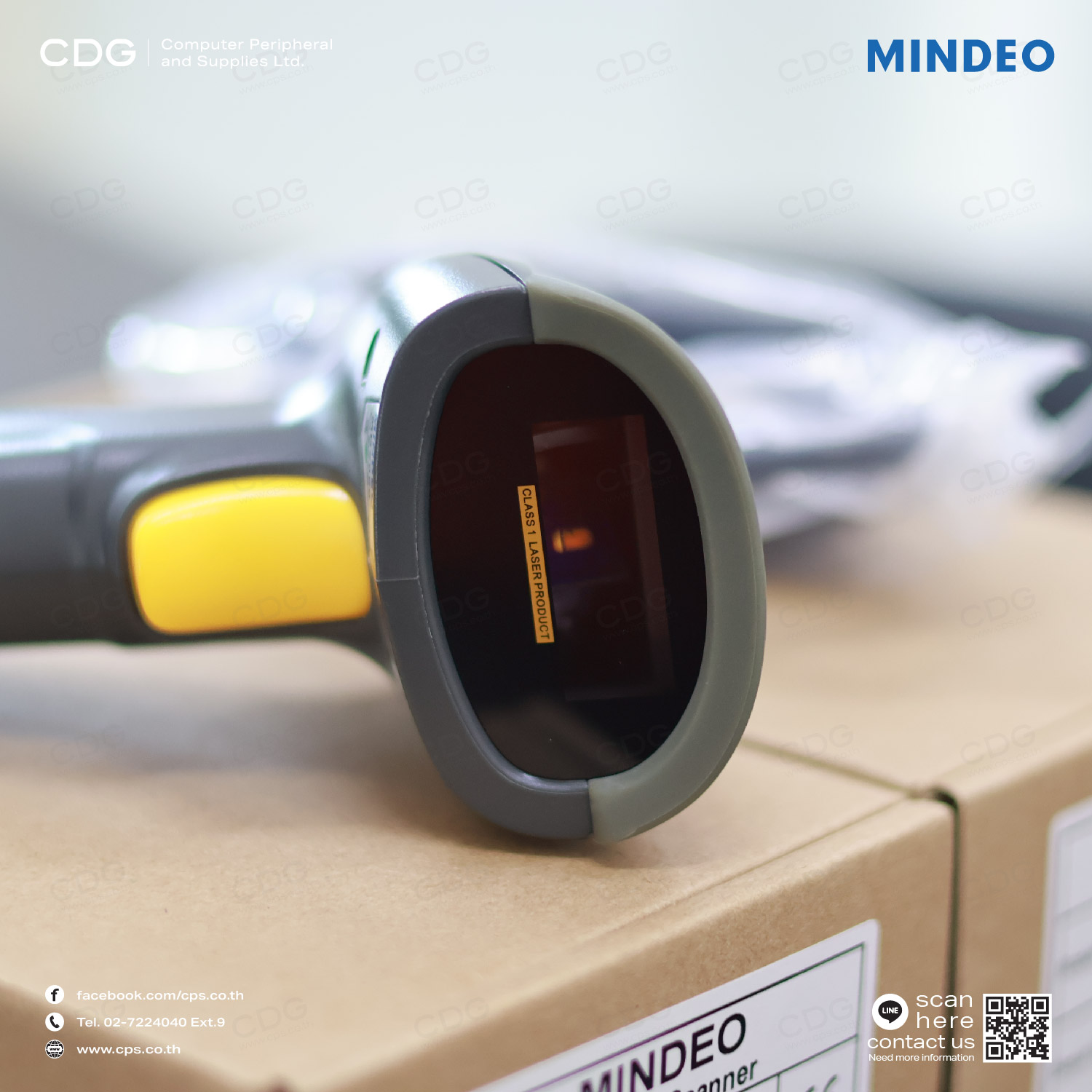 Mindeo MD2000 Laser Barcode Scanner 1D USB Mindeo MD2000 Laser Barcode Scanner 1D USB