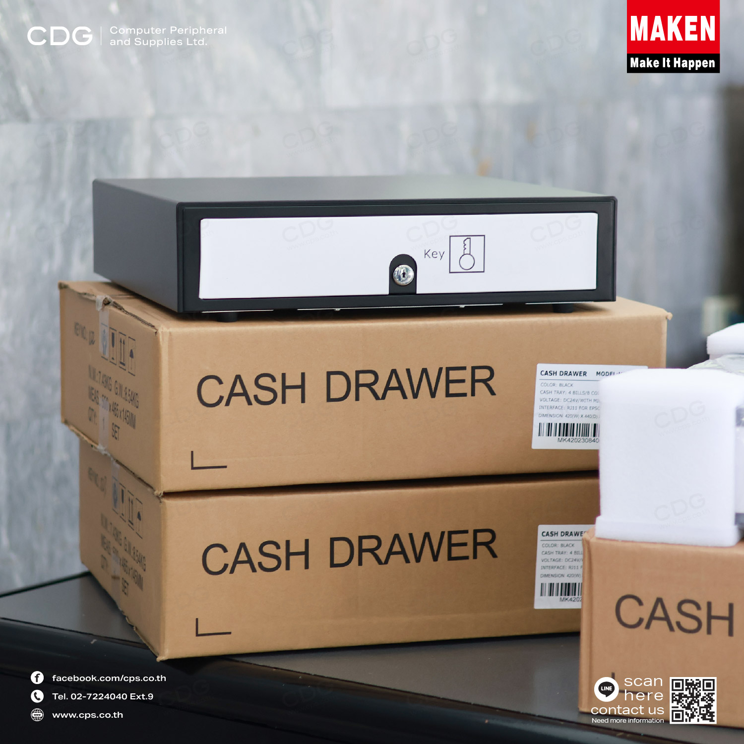 Cash Drawer MAKEN MK-420