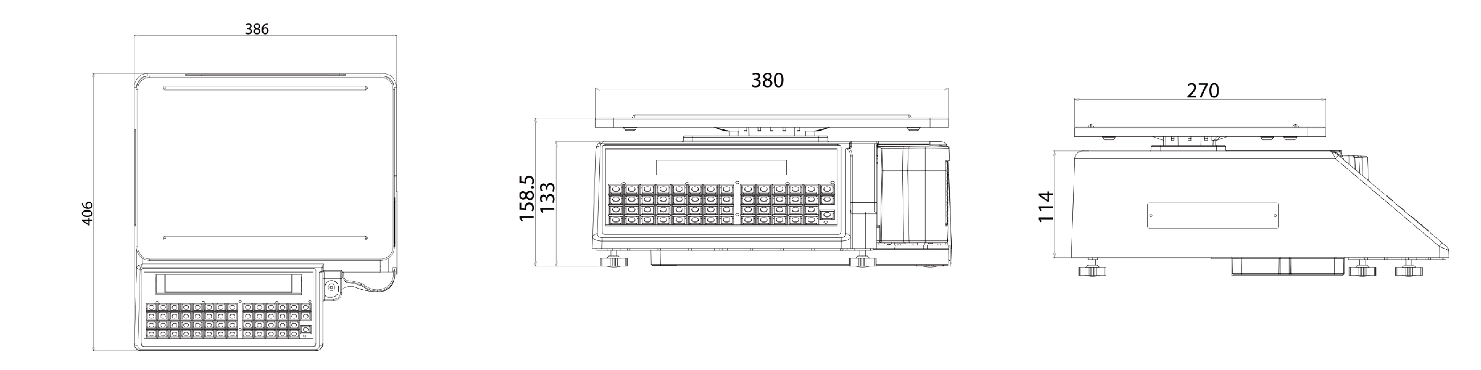 DIGI SM-320 Scales With Printer