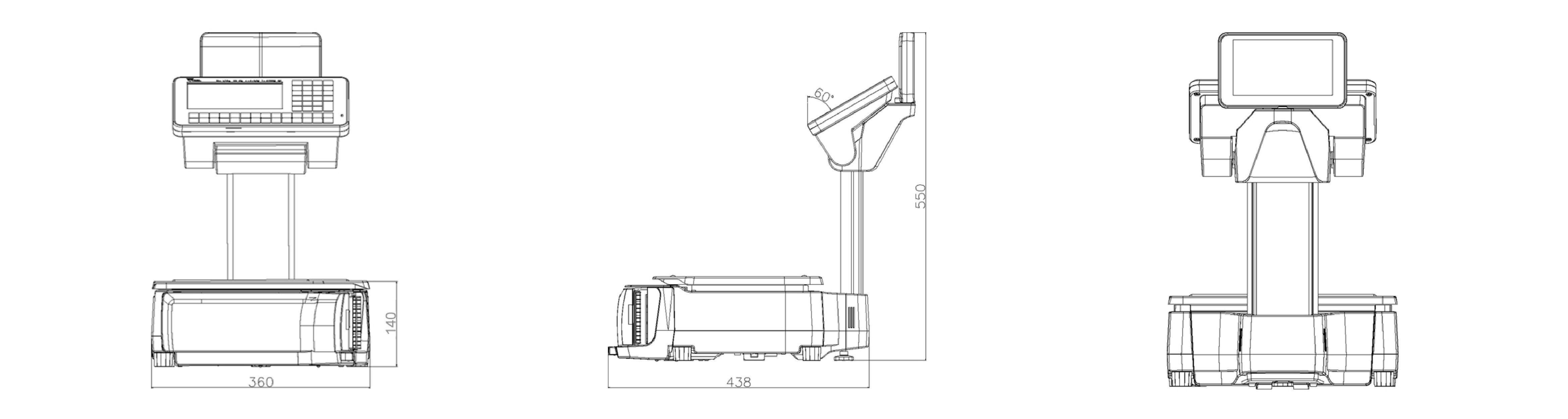 DIGI SM-5300 Scales With Printer