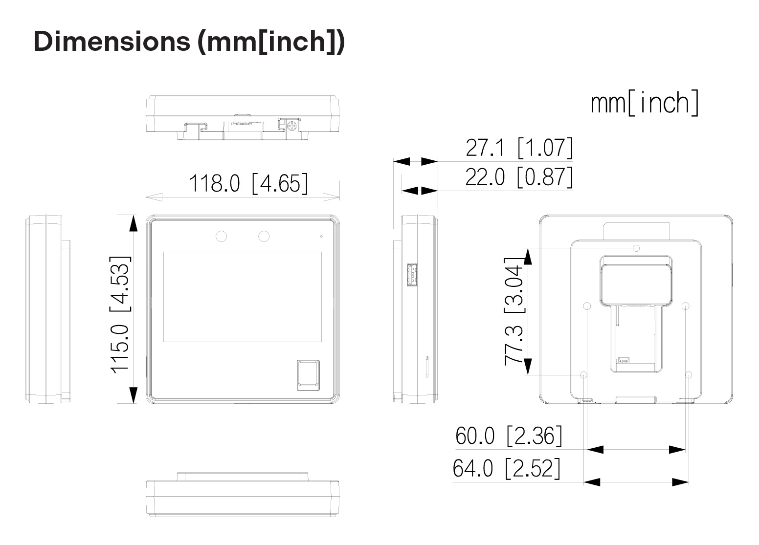 Dahua DHI-ASI3214A-W Face Recognition Access Controller