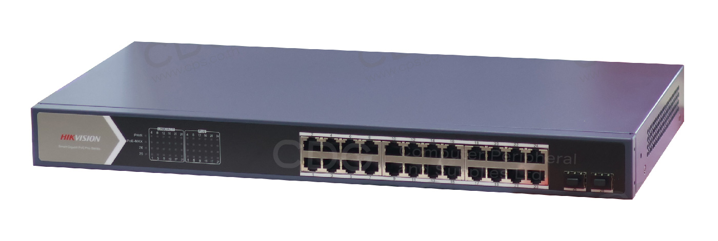 Hikvision DS-3E1526P-SI 24 Port Gigabit Smart POE Switch