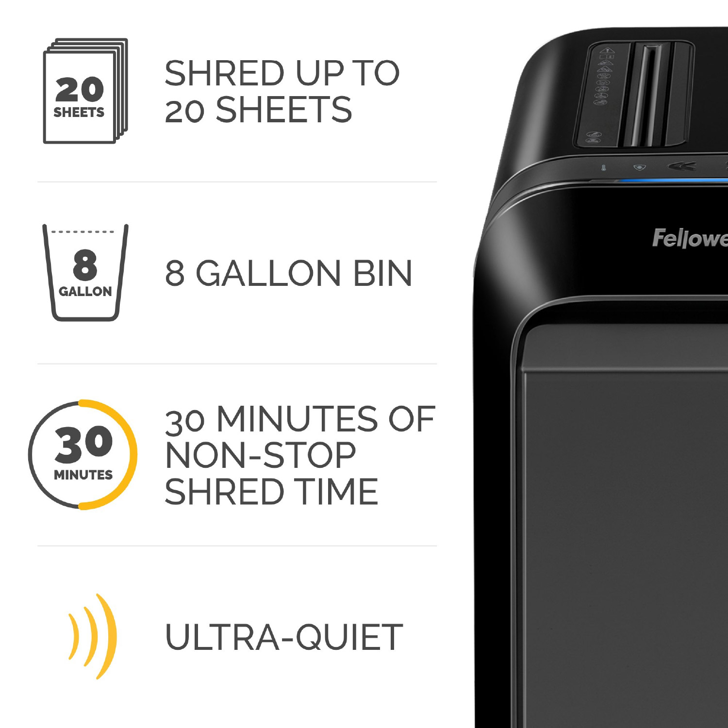 Fellowes Powershred® LX221 Micro-Cut Shredder (Black)