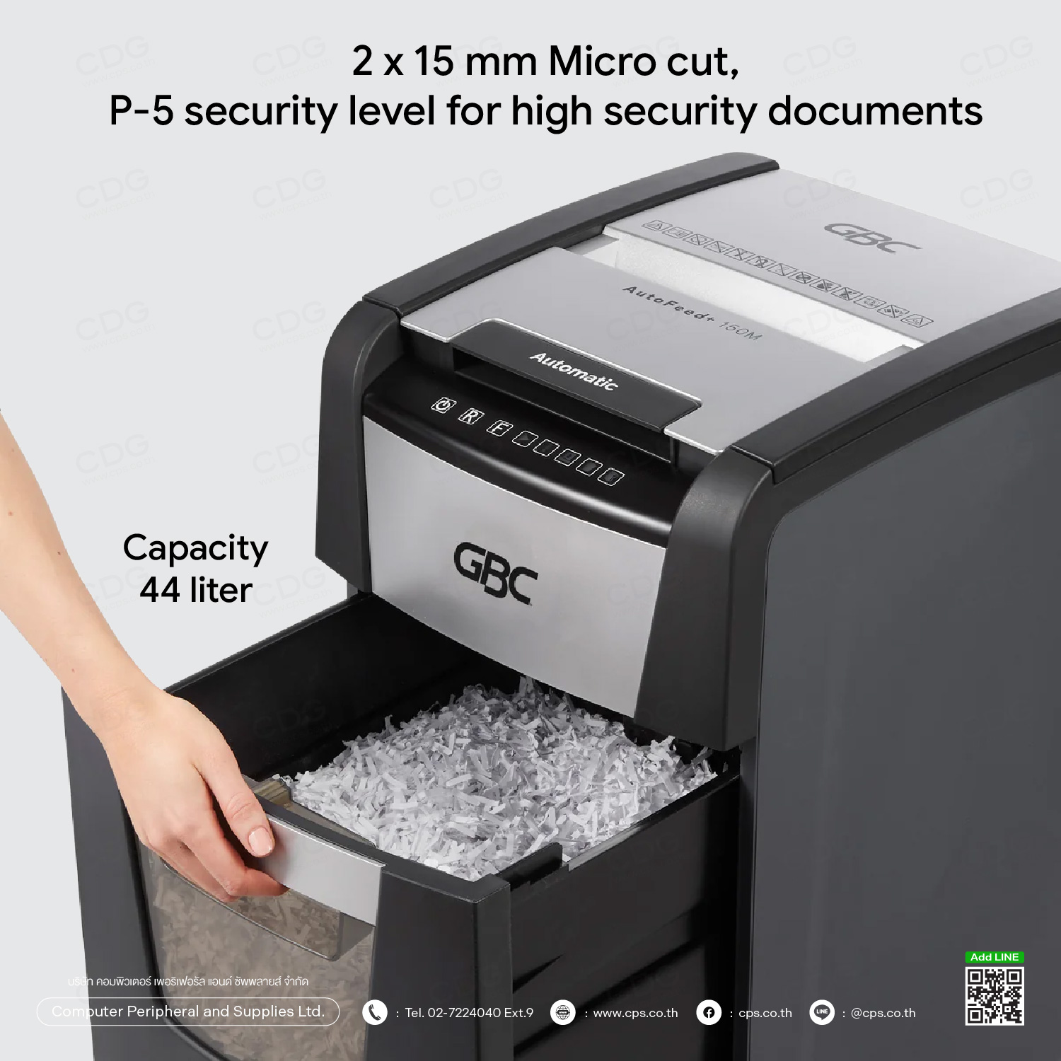 GBC Autofeed+ 150M Micro Cut Shredder GBC Autofeed+ 150M Micro Cut Shredder