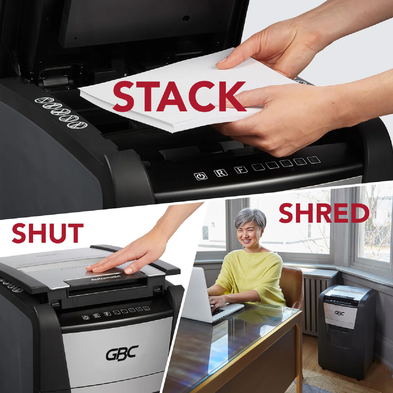 GBC Autofeed+ 150M Micro Cut Shredder GBC Autofeed+ 150M Micro Cut Shredder