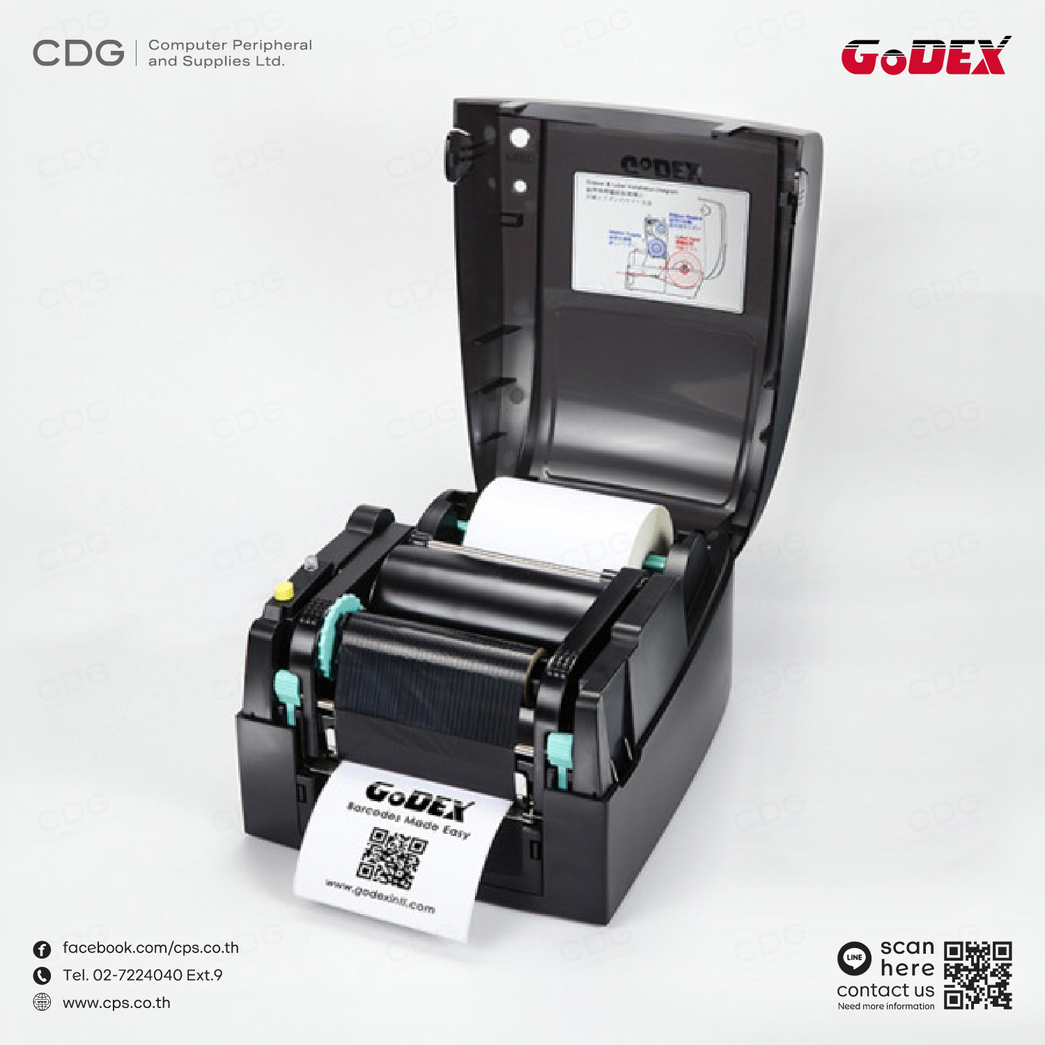 GoDEX EZ120 Desktop Barcode & label Printers