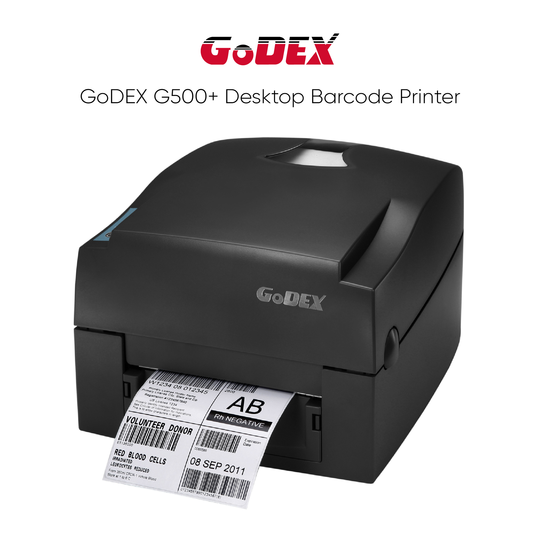 GoDEX G500+ Desktop Barcode Printer