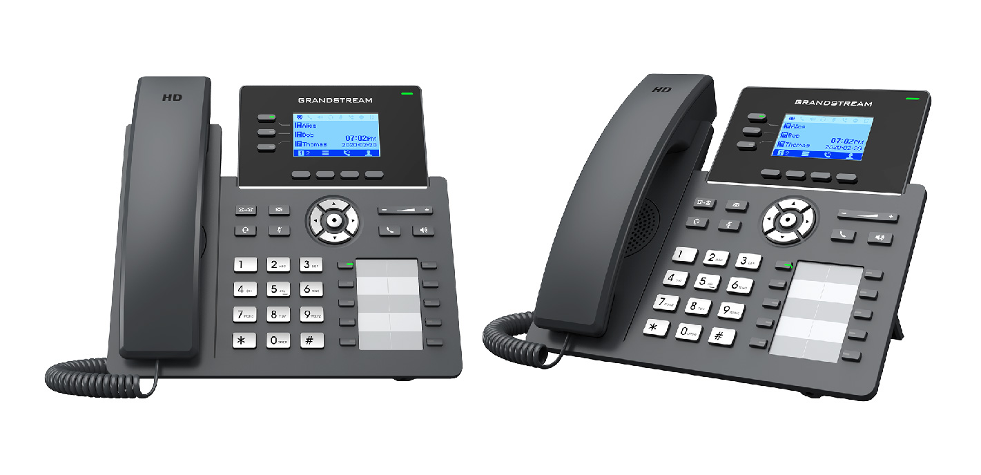 Grandstream GRP2604P IP-Phone 3 lines, 6 SIP Accounts