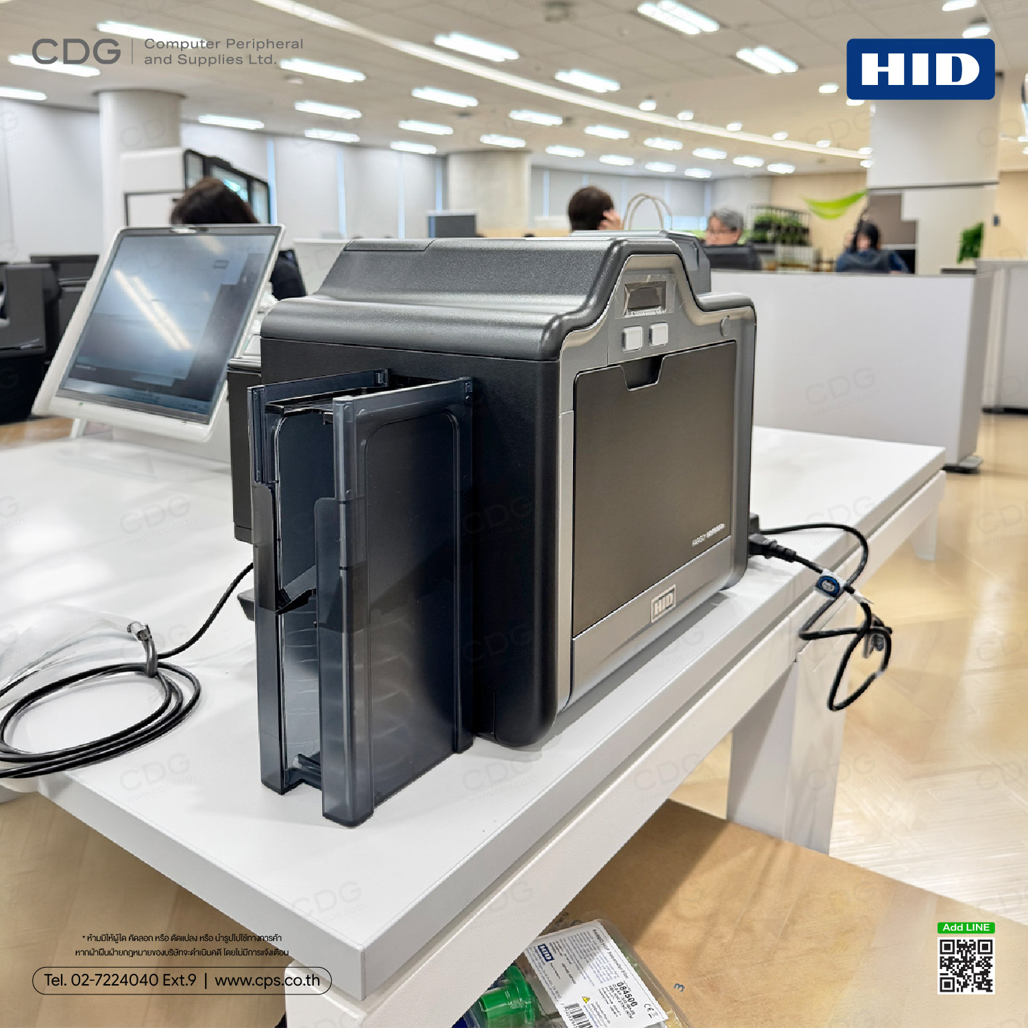 HID FARGO HDP5000e Single-Dual ID Card Printer & Encoder