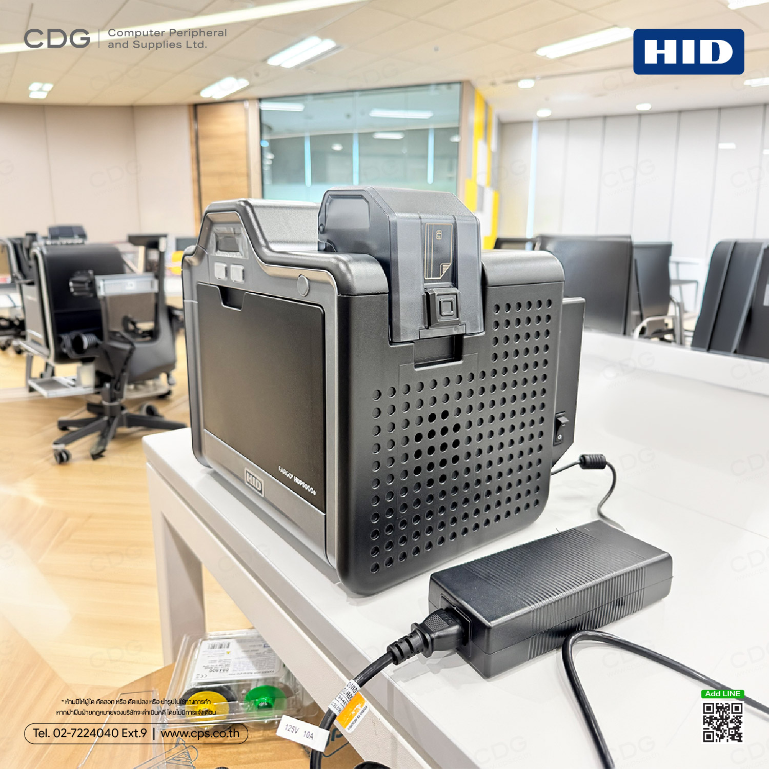 HID FARGO HDP5000e Single-Dual ID Card Printer & Encoder