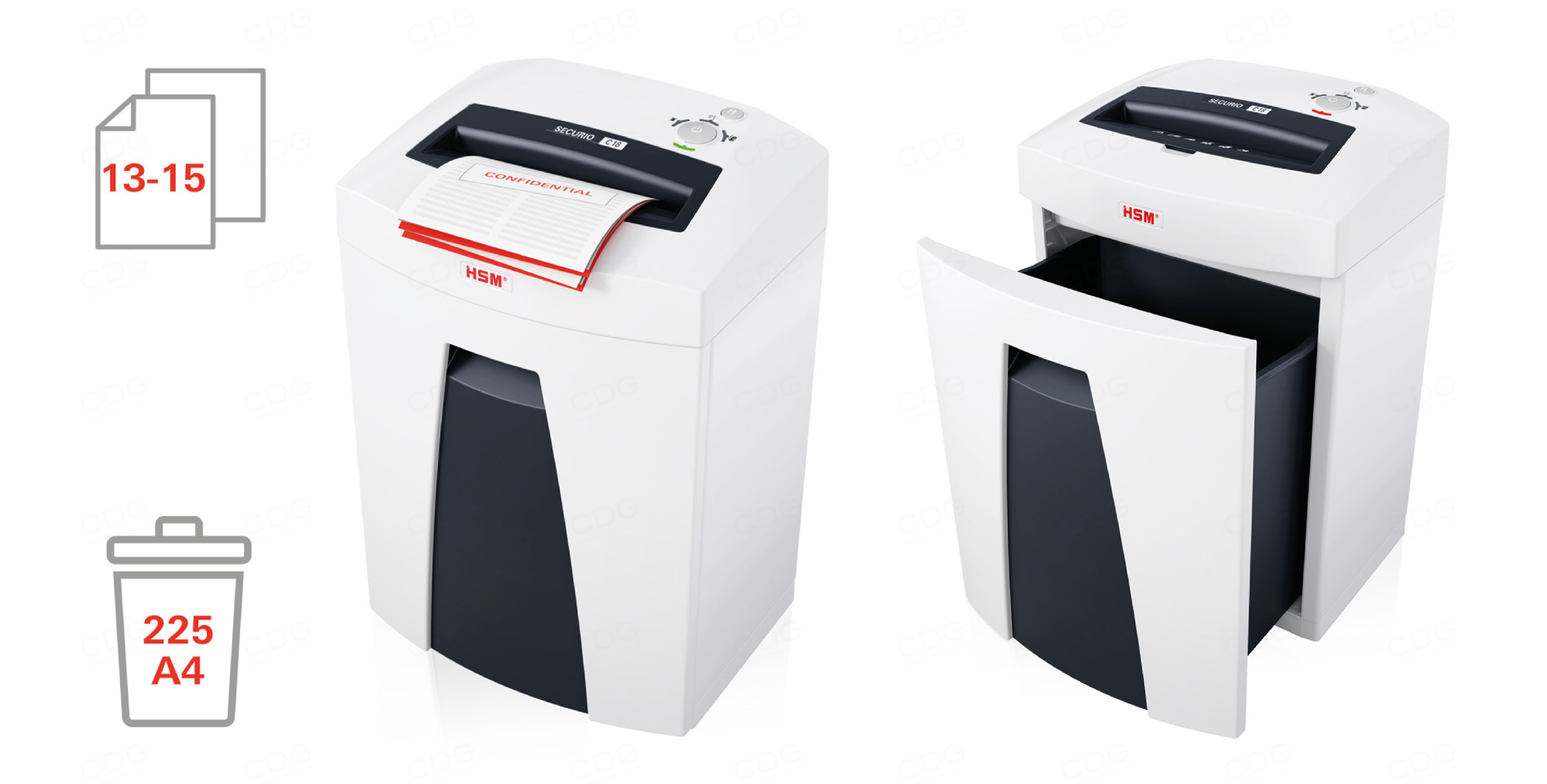 HSM SECURIO C18 - 3.9 mm (Document Shredder)