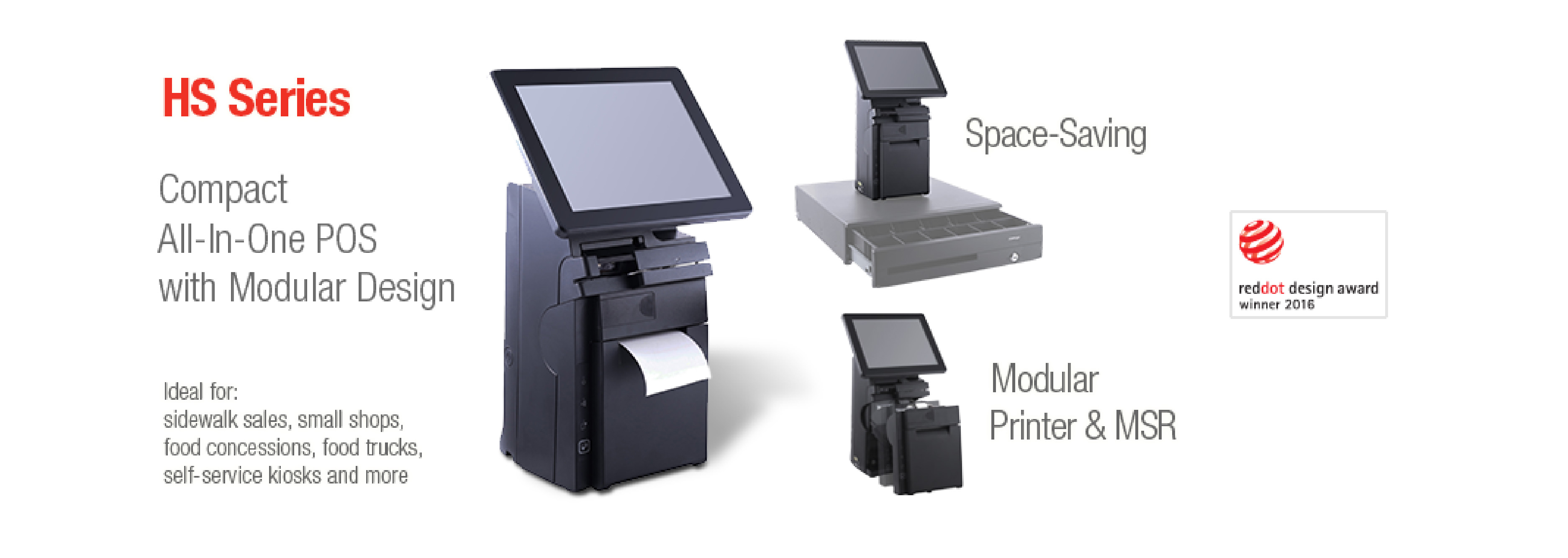 Posiflex HS Series POS Terminal Touch Screen