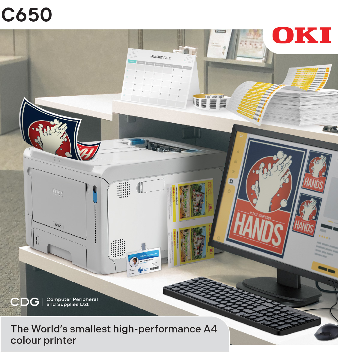 Color Laser Printer OKI C650 Series