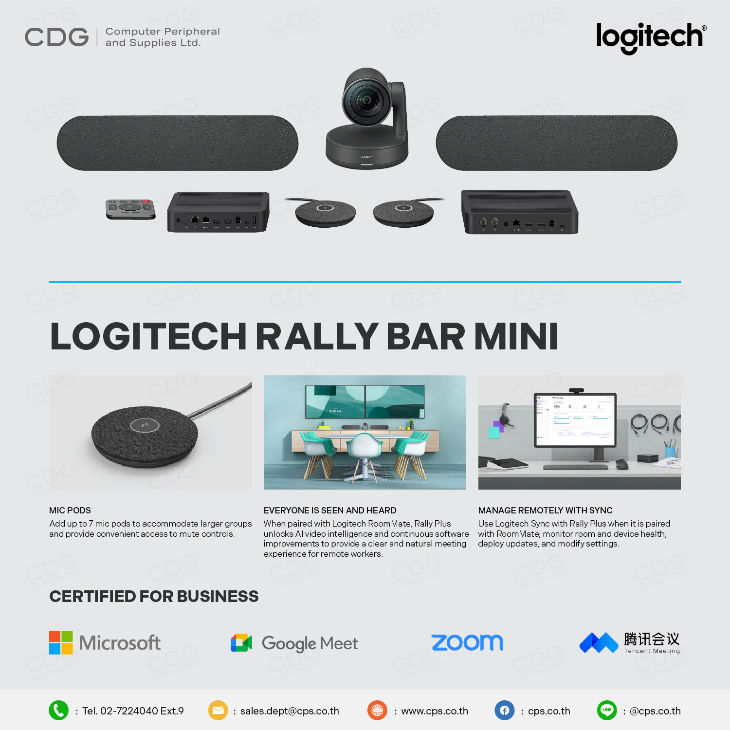 Logitech Rally Plus Conference