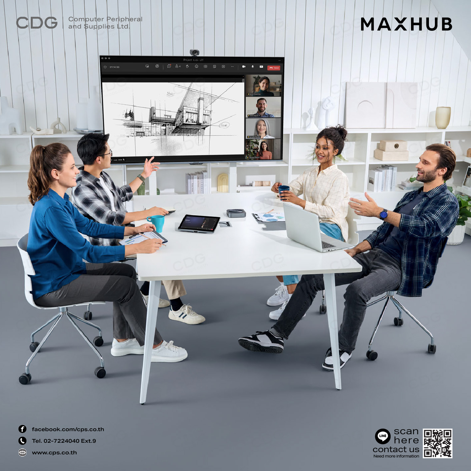 MAXHUB UC-W31 4K USB Webcam & Microphone Video Conference