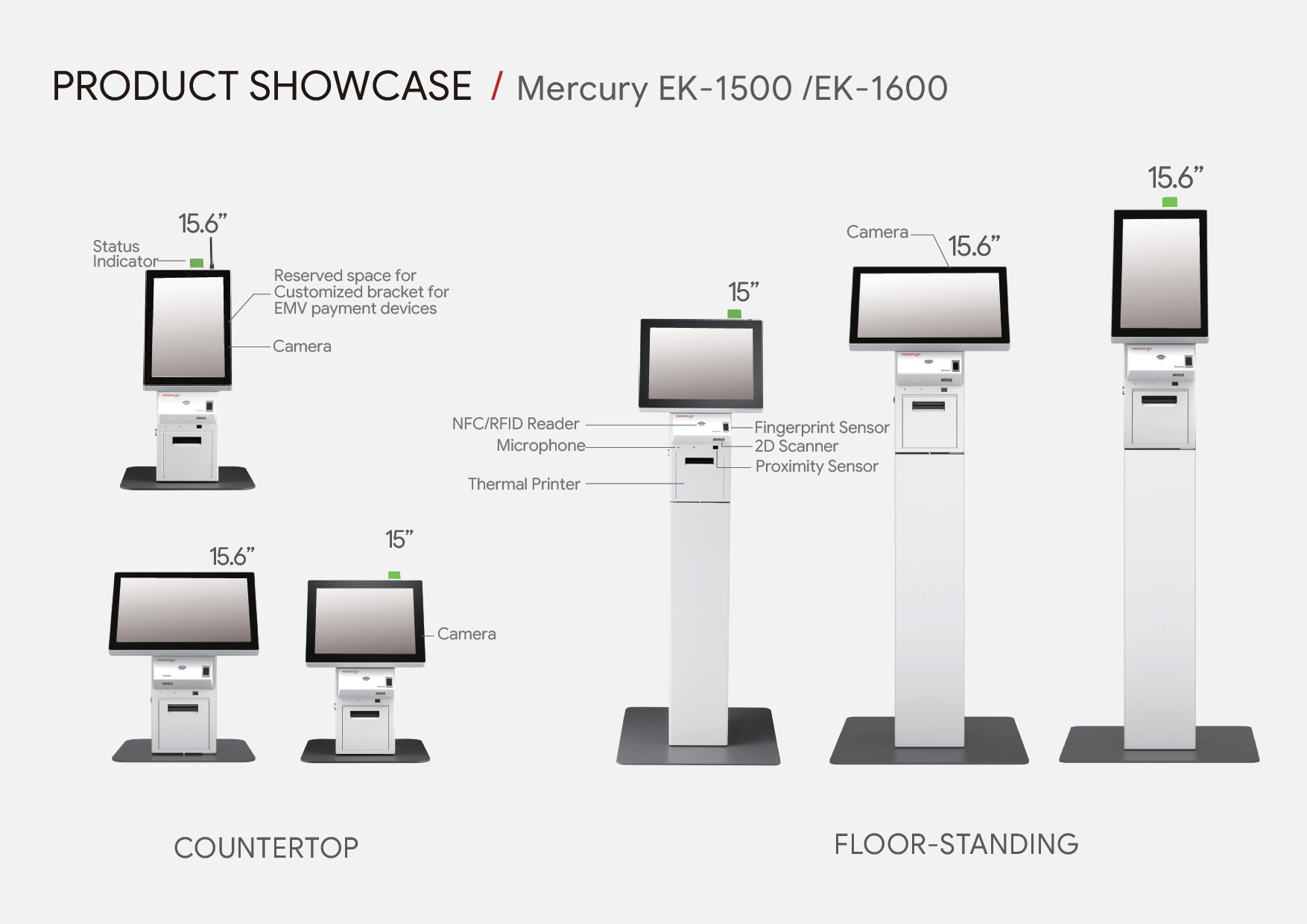 Posiflex EK Series (EK-1500, EK-1600, EK-2100, EK-2400)&nbsp;