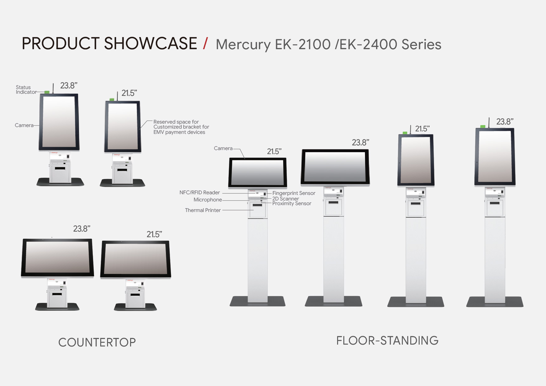 Posiflex EK Series (EK-1500, EK-1600, EK-2100, EK-2400)&nbsp;