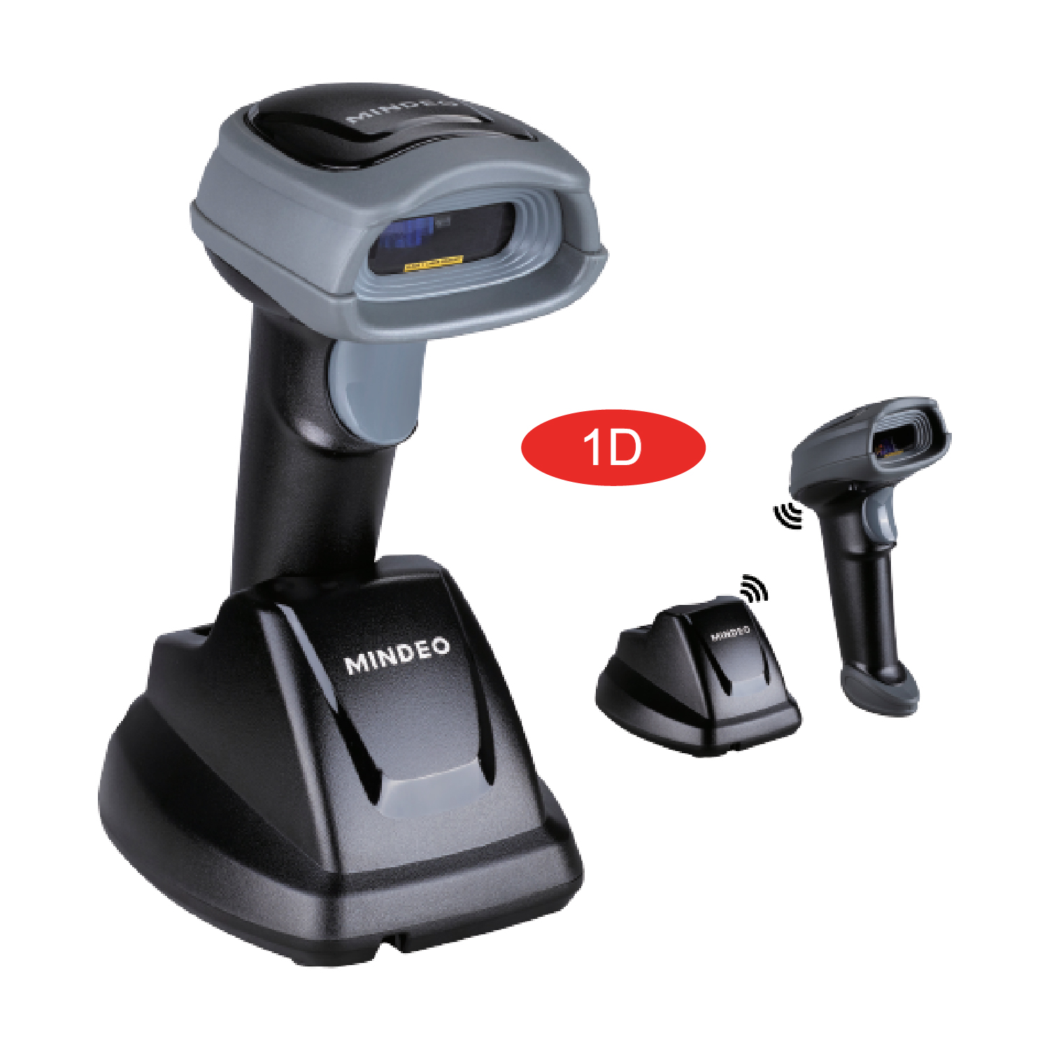 Mindeo CS2190-1D Cordless Laser Barcode Scanner