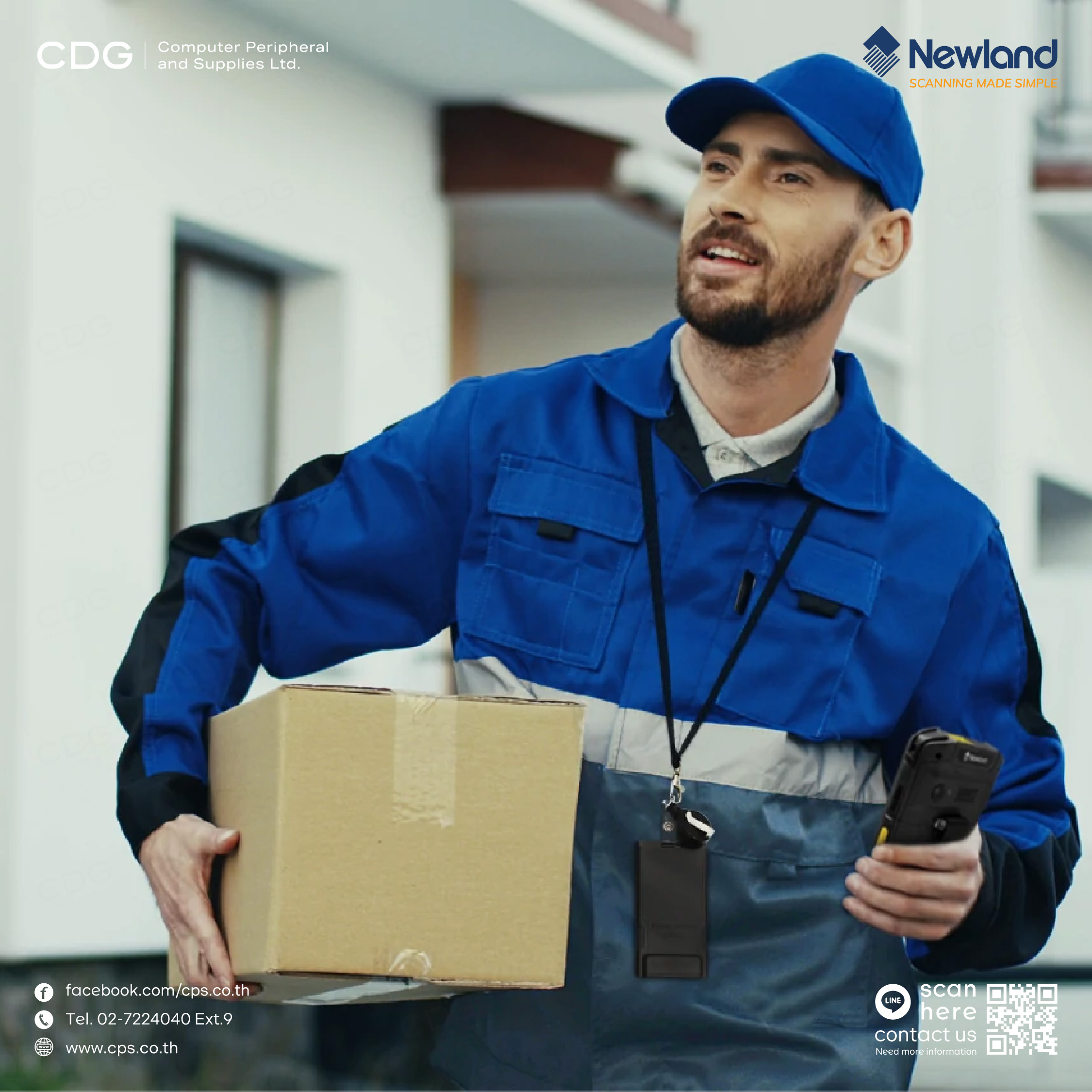 Newland NLS-BS30 Wearable Wireless 2D Badge Scanner Newland NLS-BS30 Wearable Wireless 2D Badge Scanner