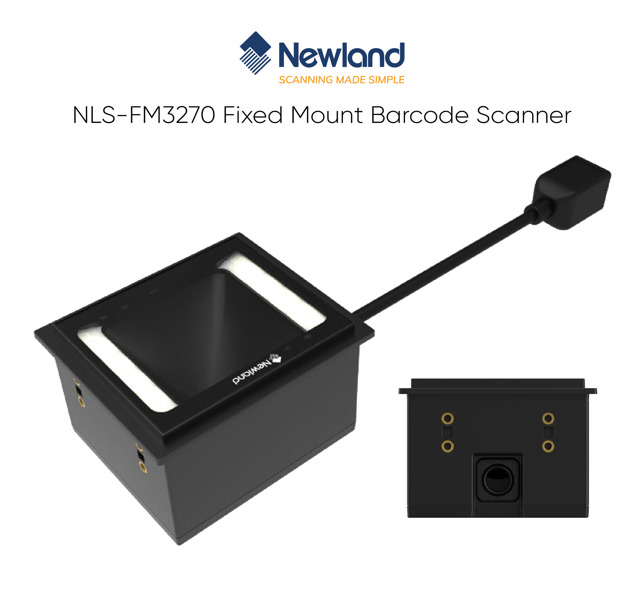 Newland FM3270 Fixed Mount Barcode Scanner