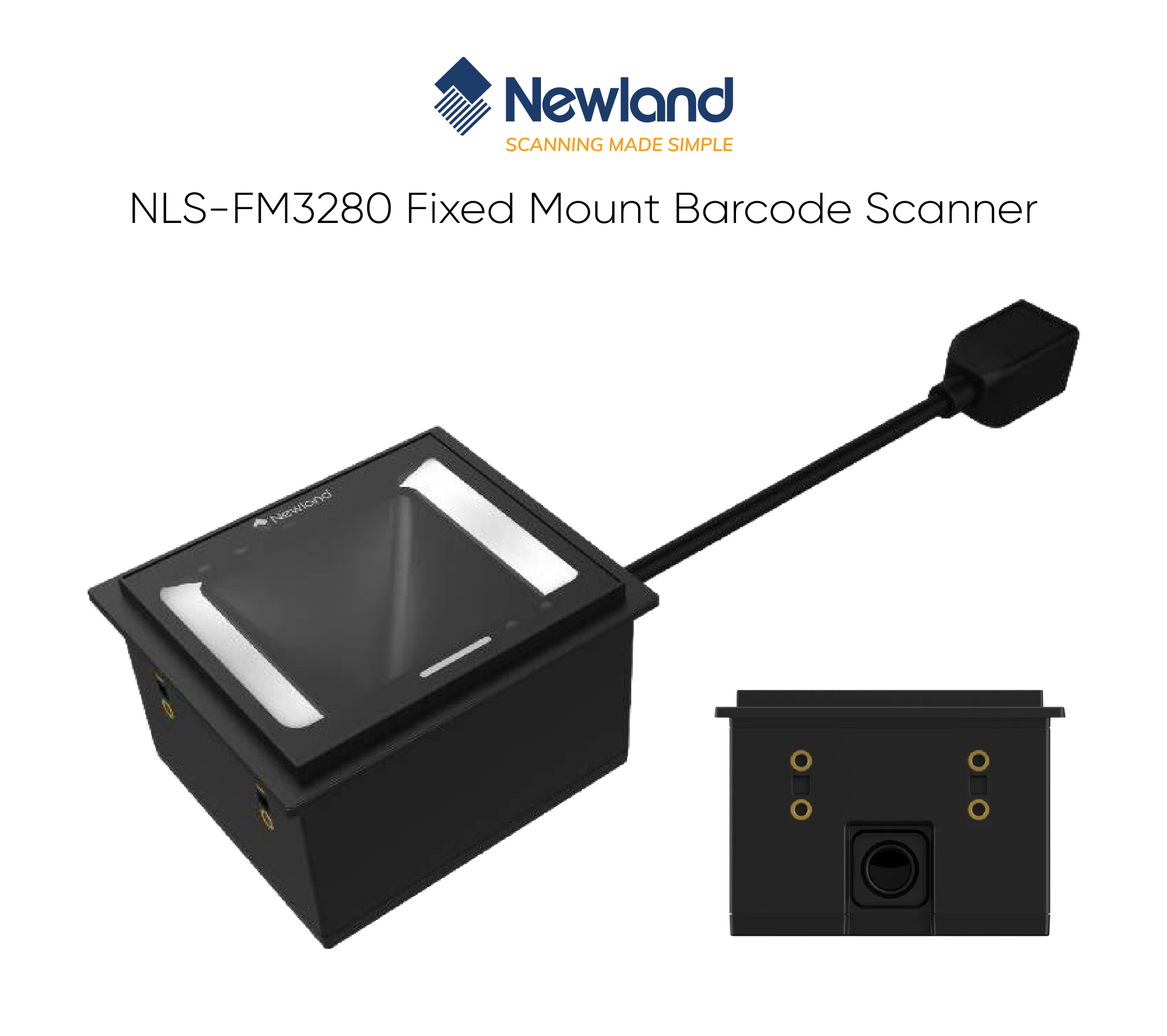 Newland FM3280 Fixed Mount Barcode Scanner (Self-Service)