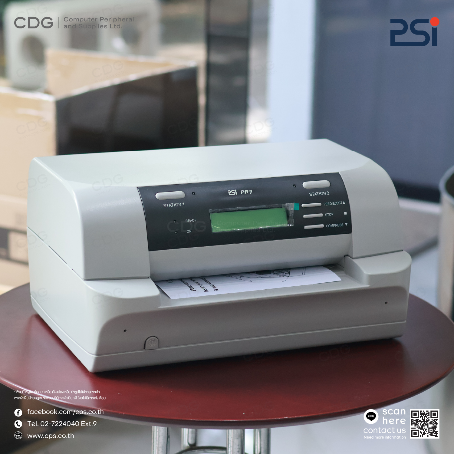 PSI Model PR9 Passbook Printer and Check Printer PSI Model PR9 Passbook Printer and Check Printer