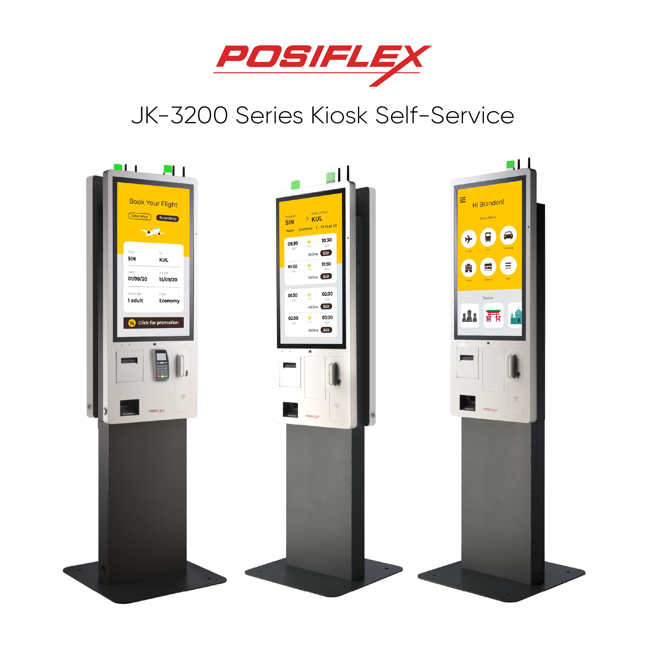 Posiflex JK-3200 Series Kiosk Self-Service 32