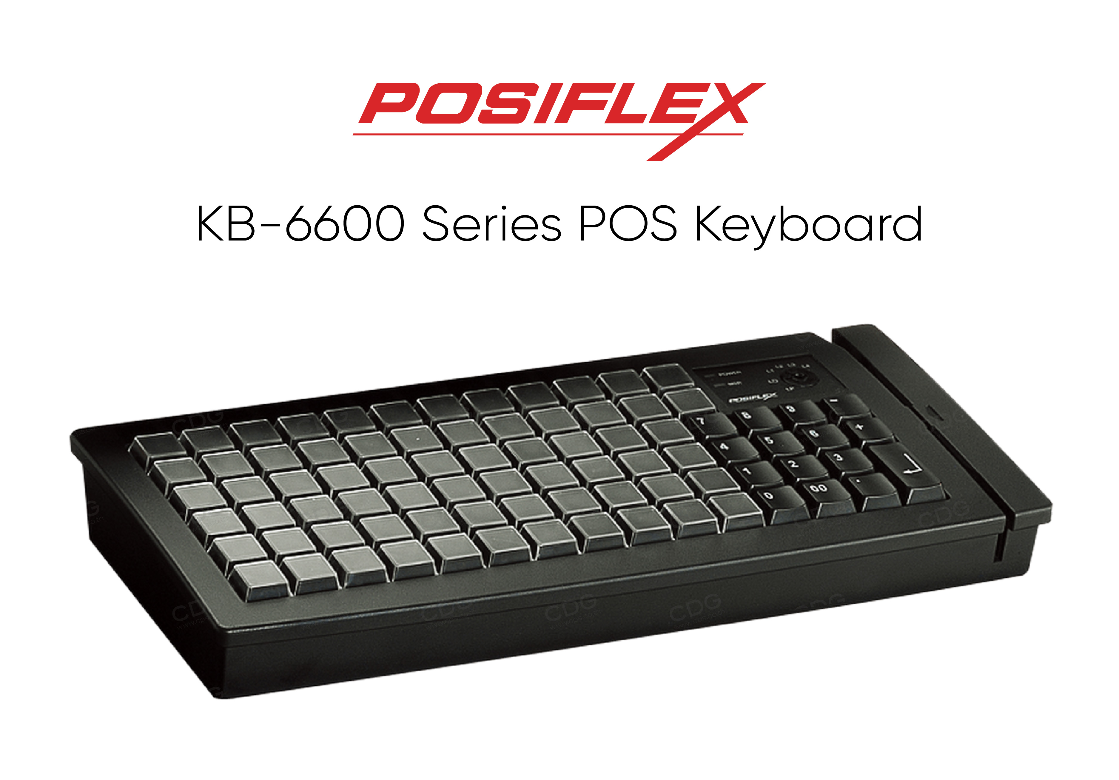 Posiflex KB-6600 Series POS Keyboard