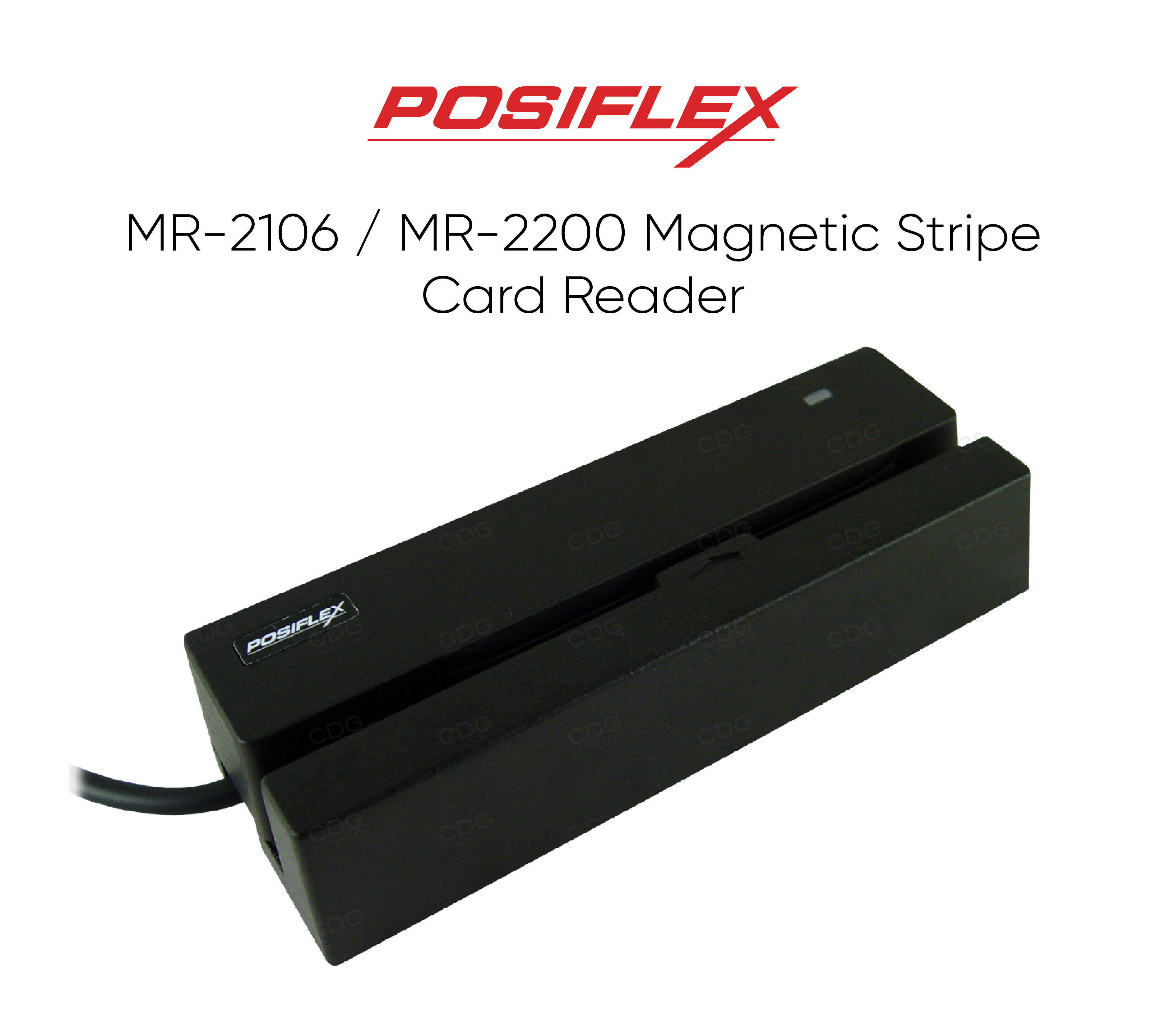 Posiflex MR-2106 / MR-2200 Magnetic Stripe Card Reader