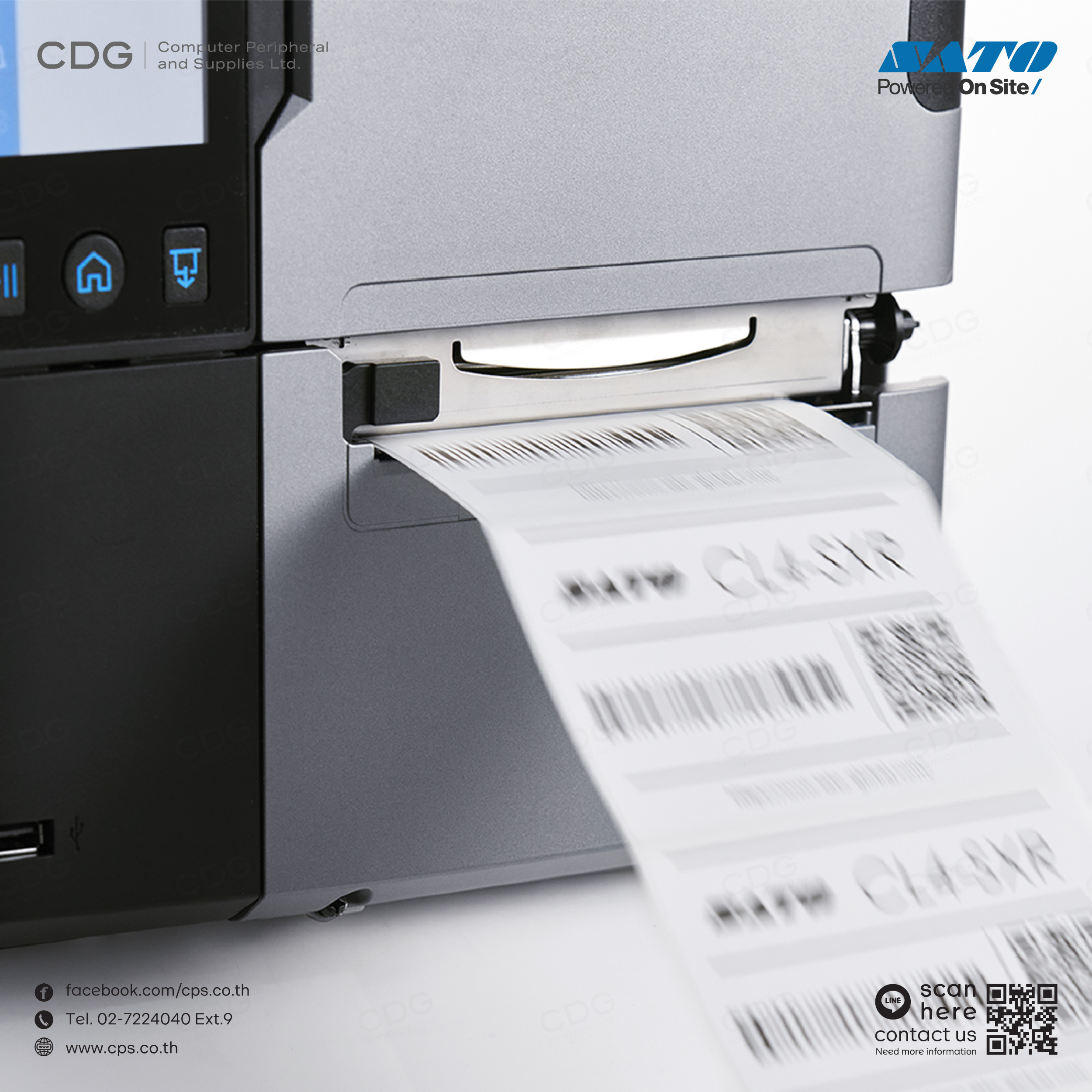SATO CL4-SXR & CL6-SXR Flagship industrial label printer