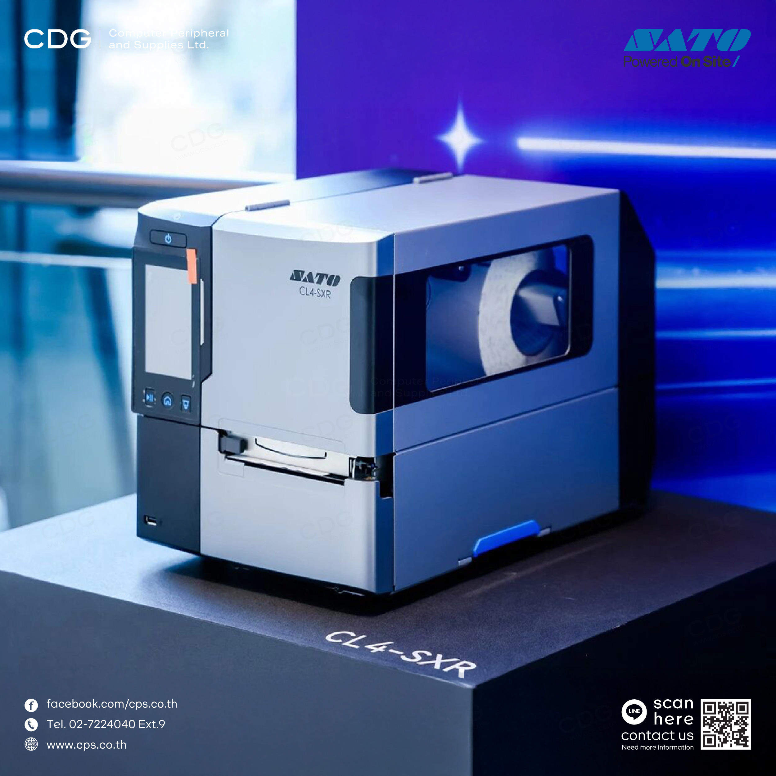 SATO CL4-SXR & CL6-SXR Flagship industrial label printer SATO CL4-SXR & CL6-SXR Flagship industrial label printer
