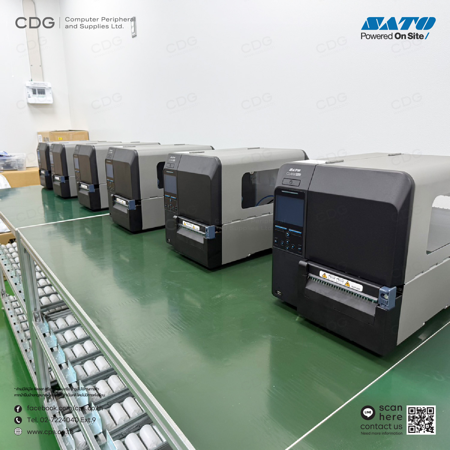 SATO CL6NX Plus 6-inch Thermal Industrial Printer