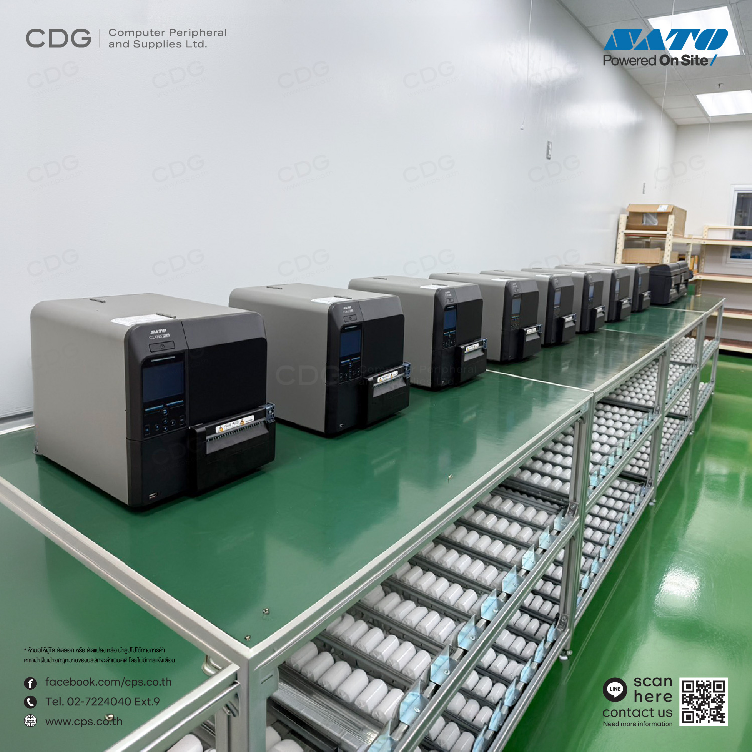 SATO CL6NX Plus 6-inch Thermal Industrial Printer