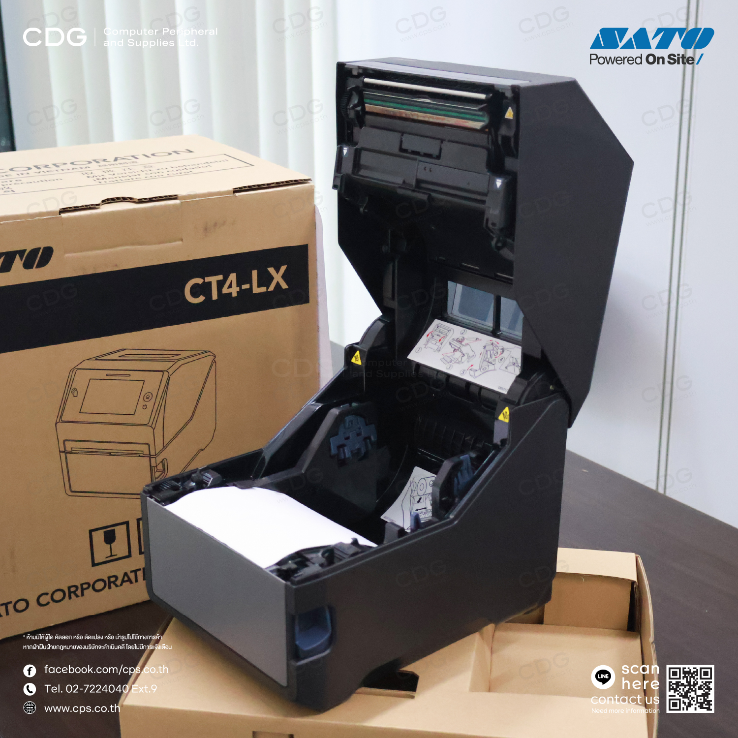 SATO CT4-LX 4-inch Desktop Thermal Printer