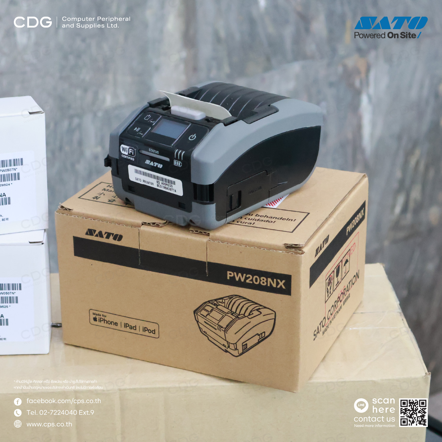 SATO PW208NX Mobile Printer