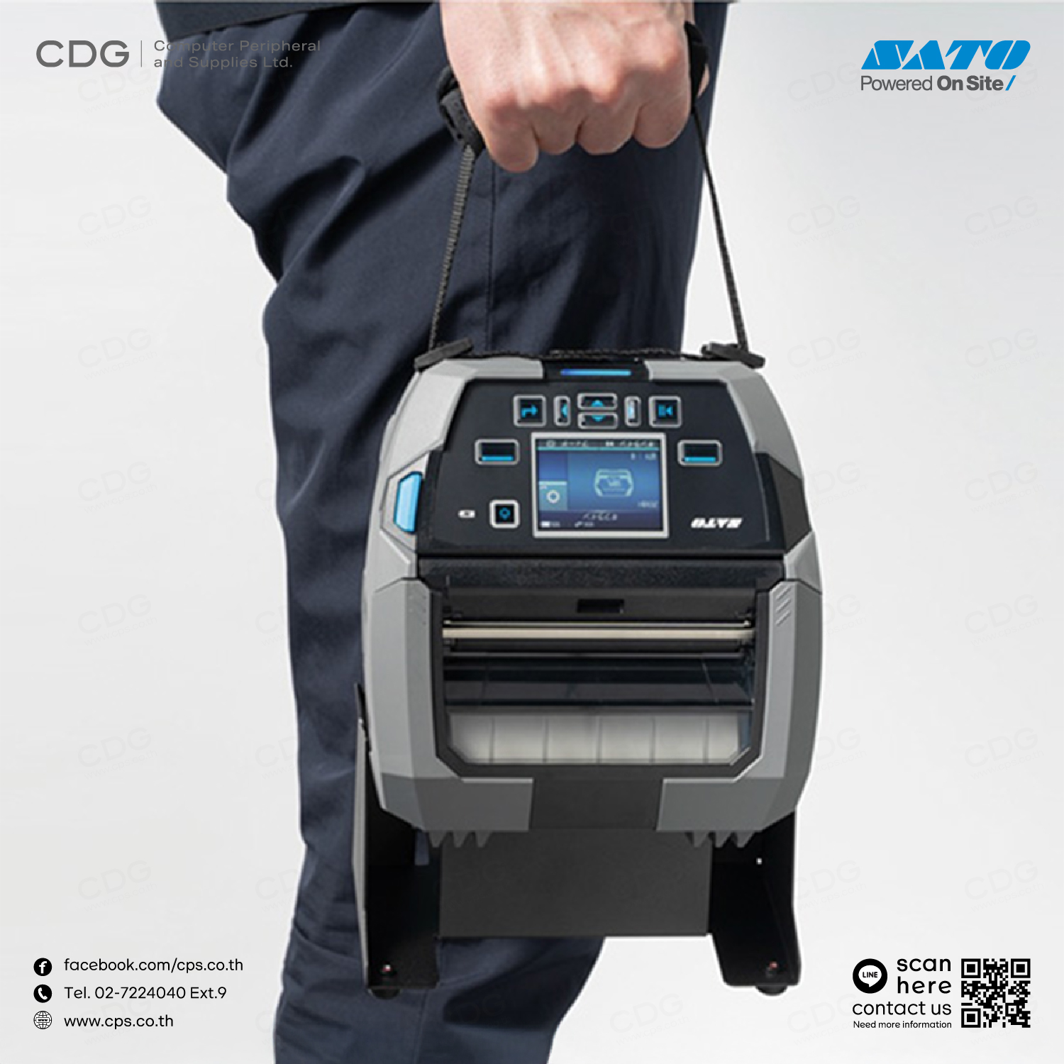 SATO PW4NX (4-Inch) Mobile Thermal Printer