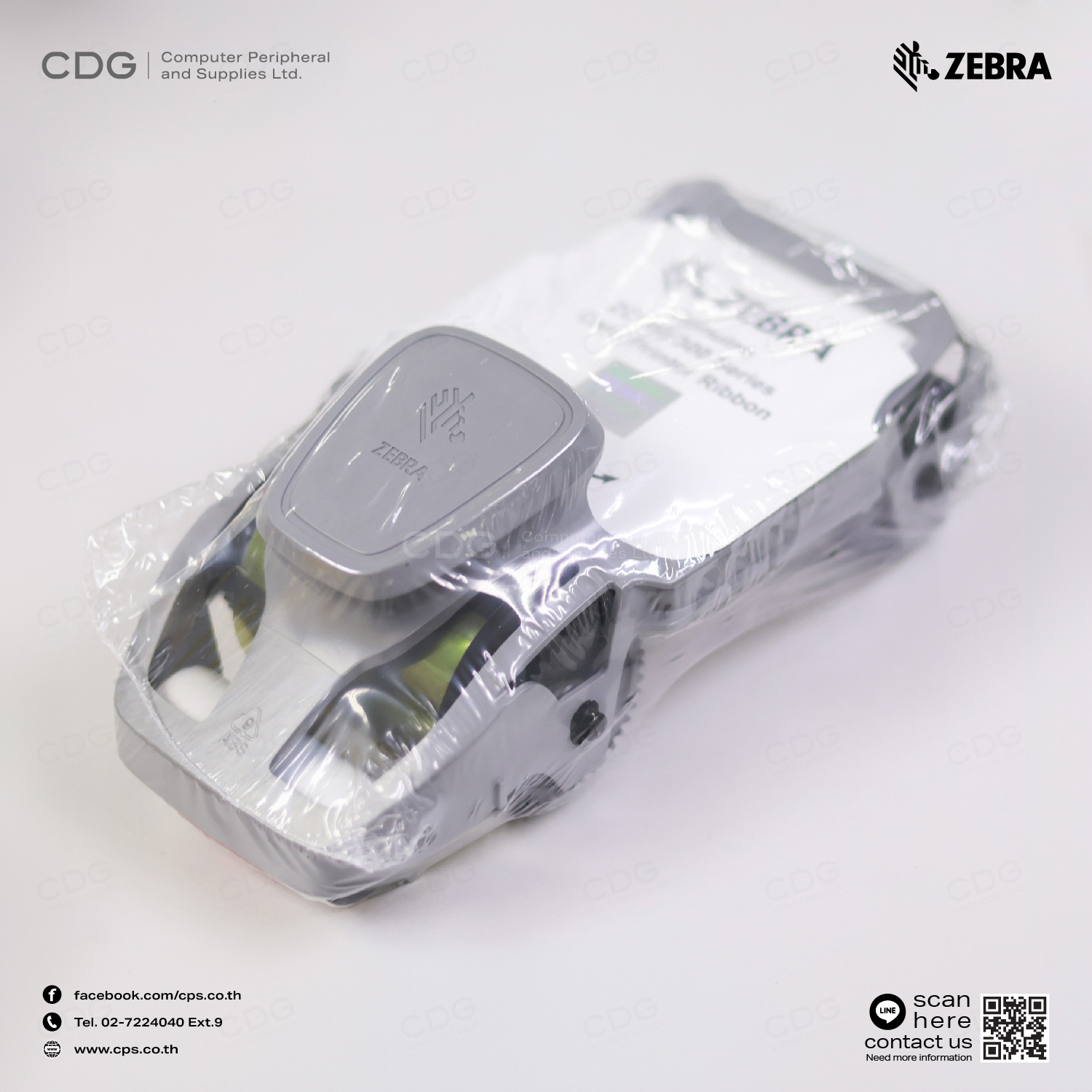 Zebra Ribbon Card Printer Color-YMCKO For ZC100/300 Series