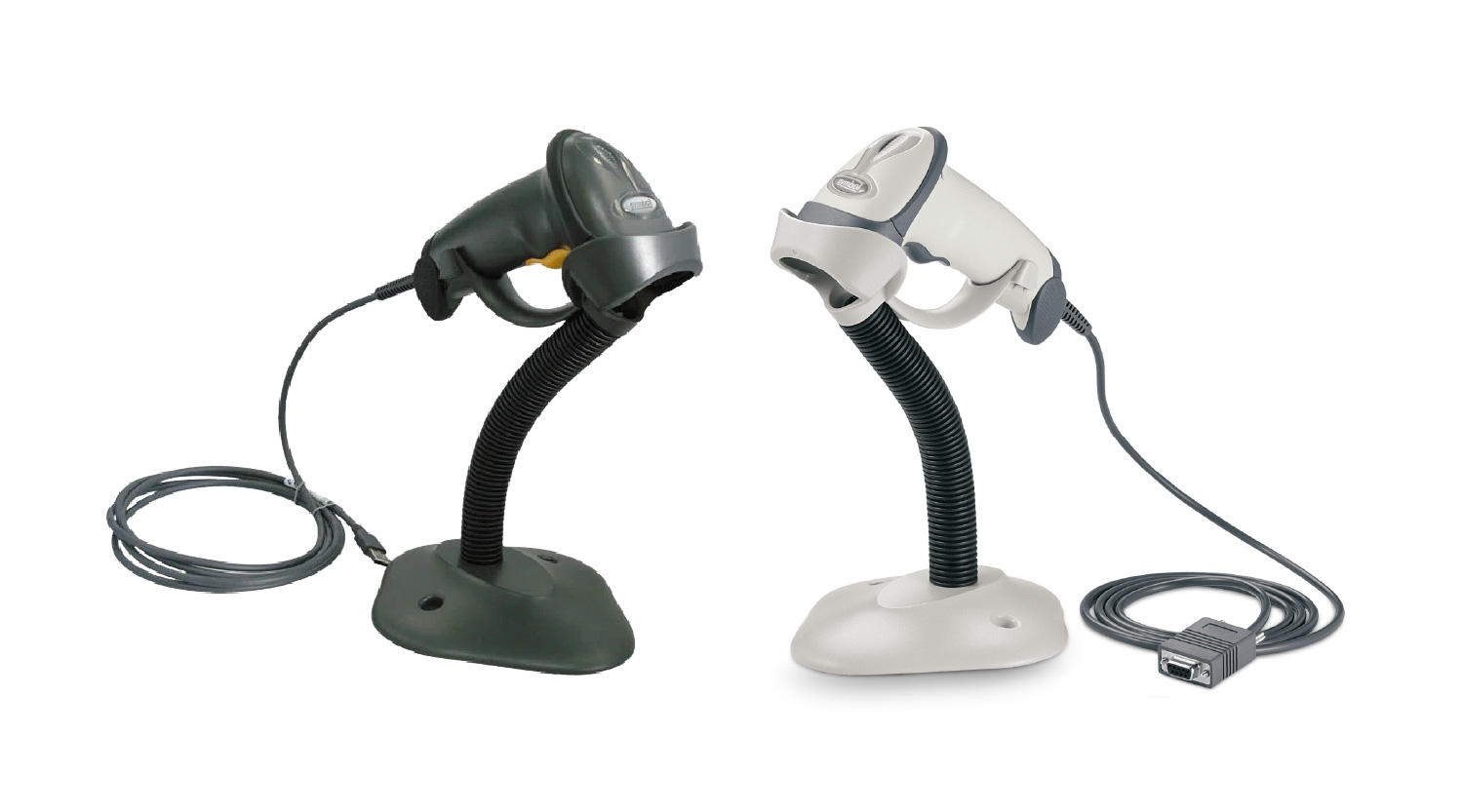 Zebra Symbol LS2208 Scanner USB Cable With Stand Black