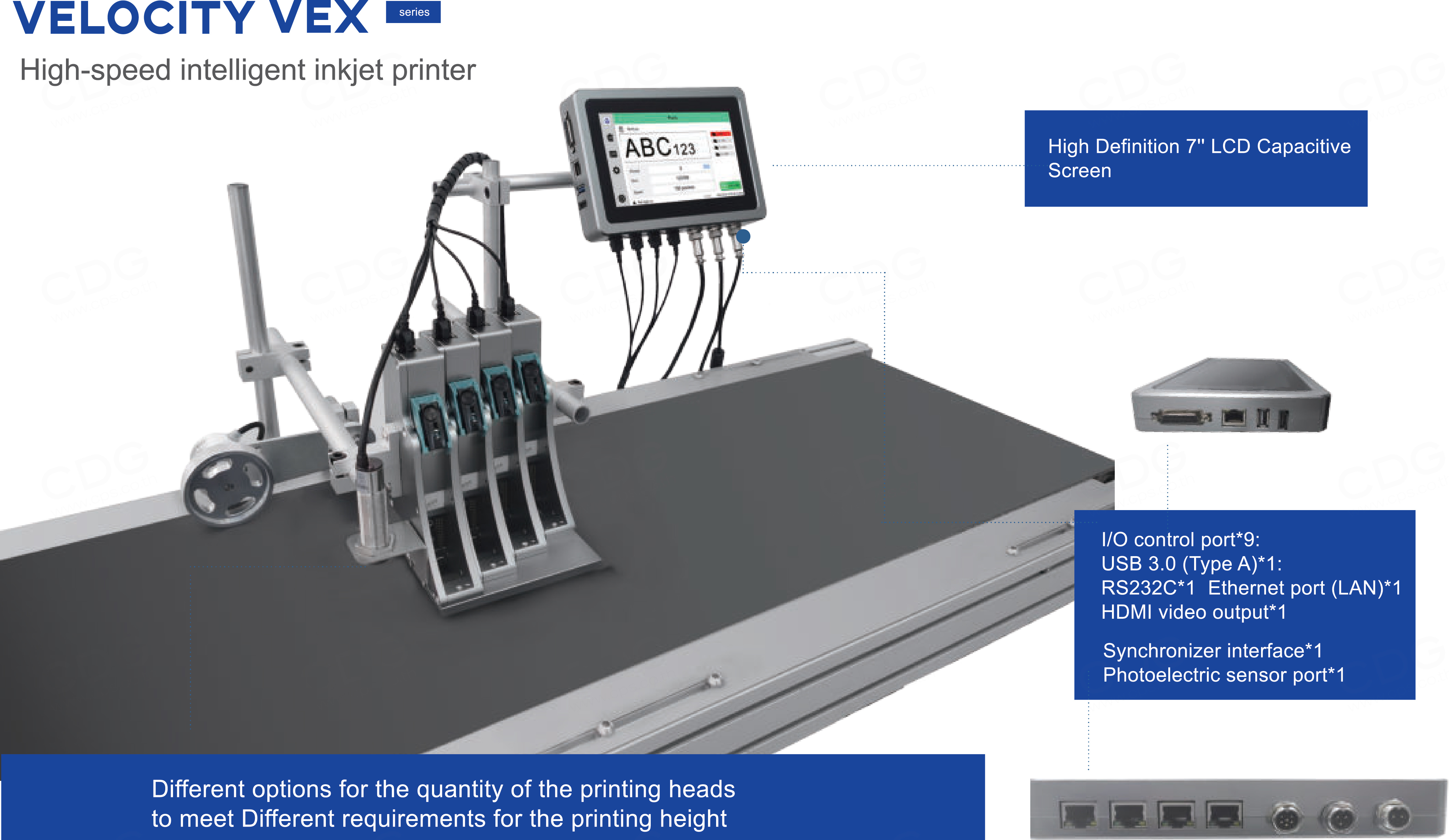 iCon Velocity VEX 1 Thermal Inkjet Printer Coding & Marking