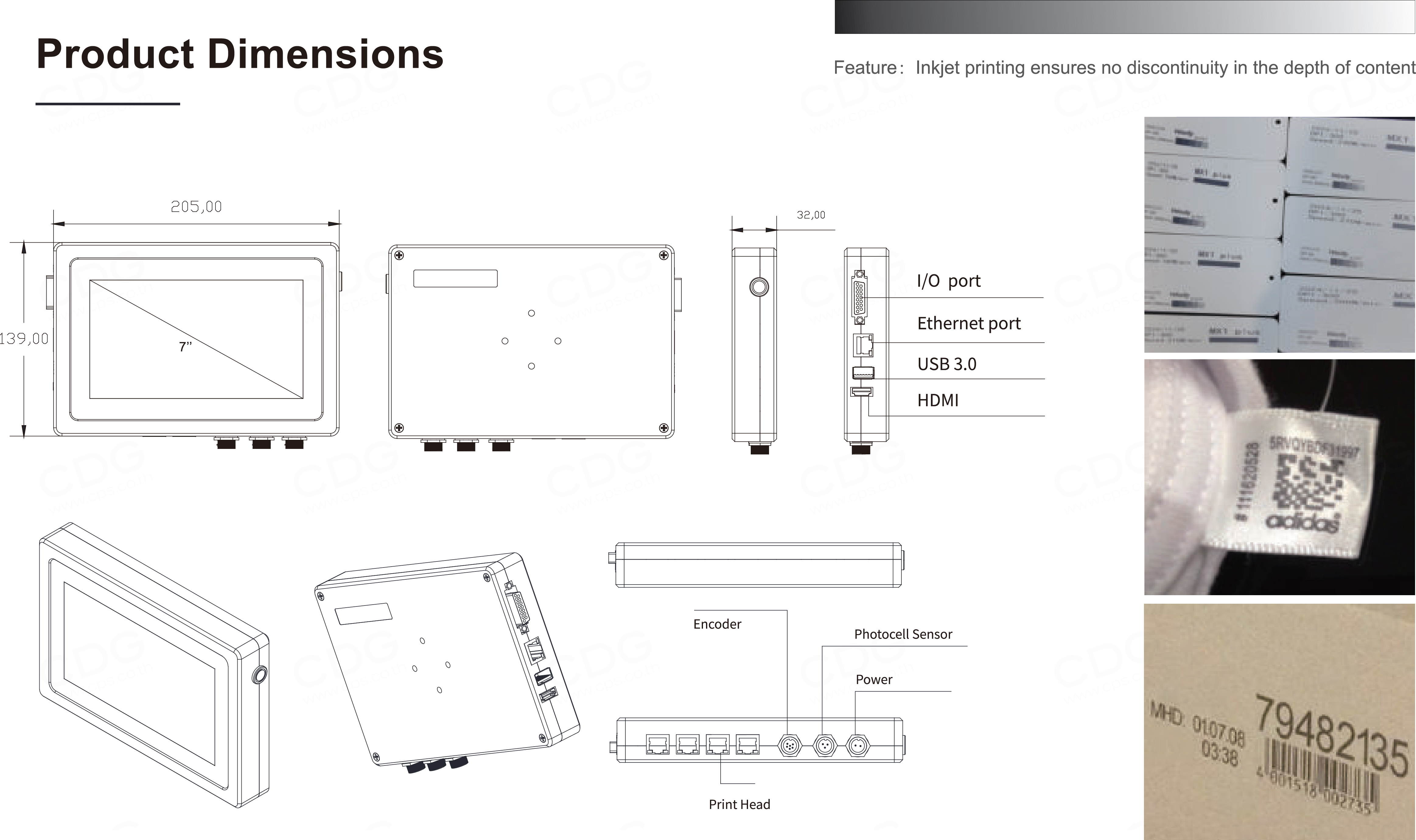 iCon Velocity VEX 1 Thermal Inkjet Printer Coding & Marking