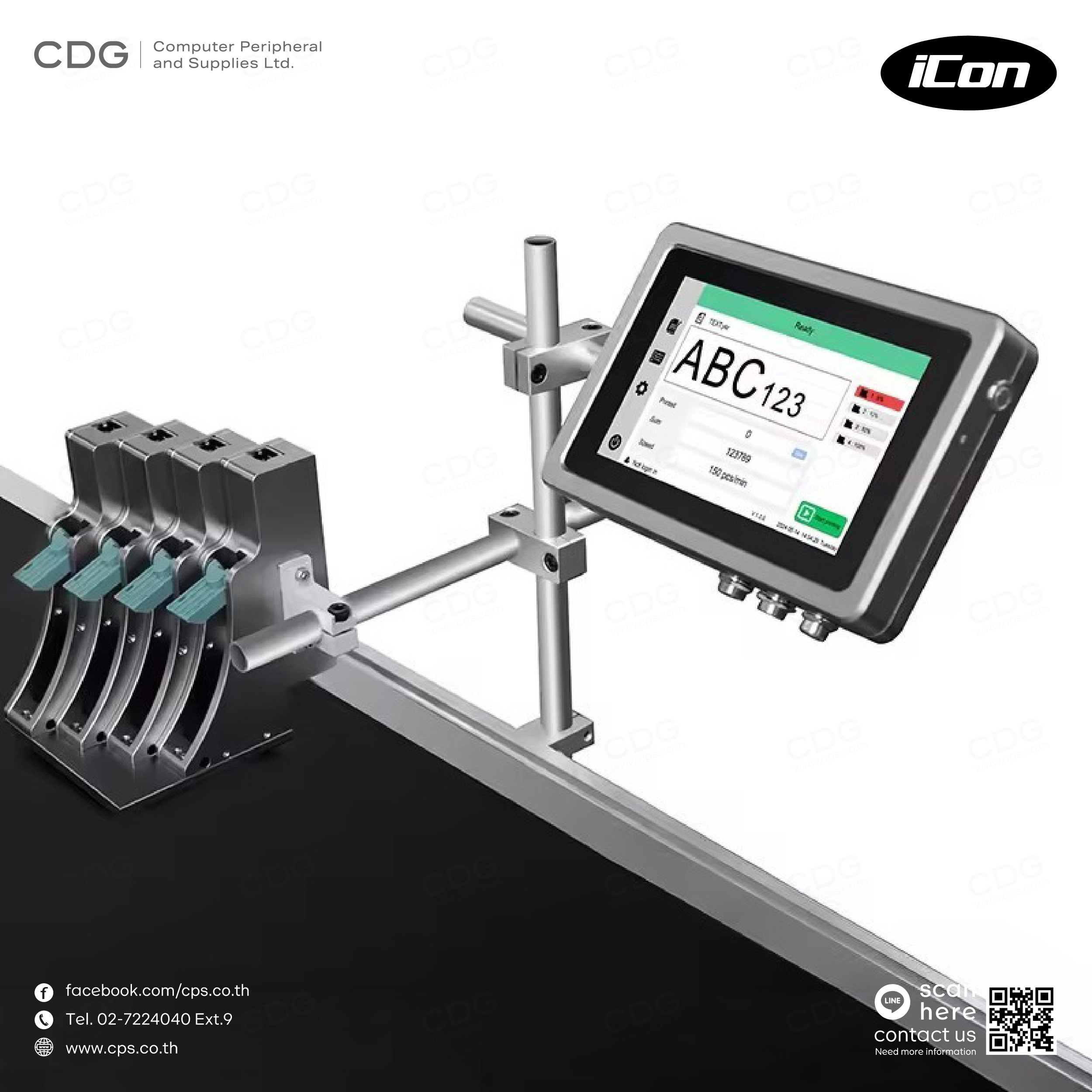 iCon Velocity VEX 2 High Speed Thermal Inkjet Printer