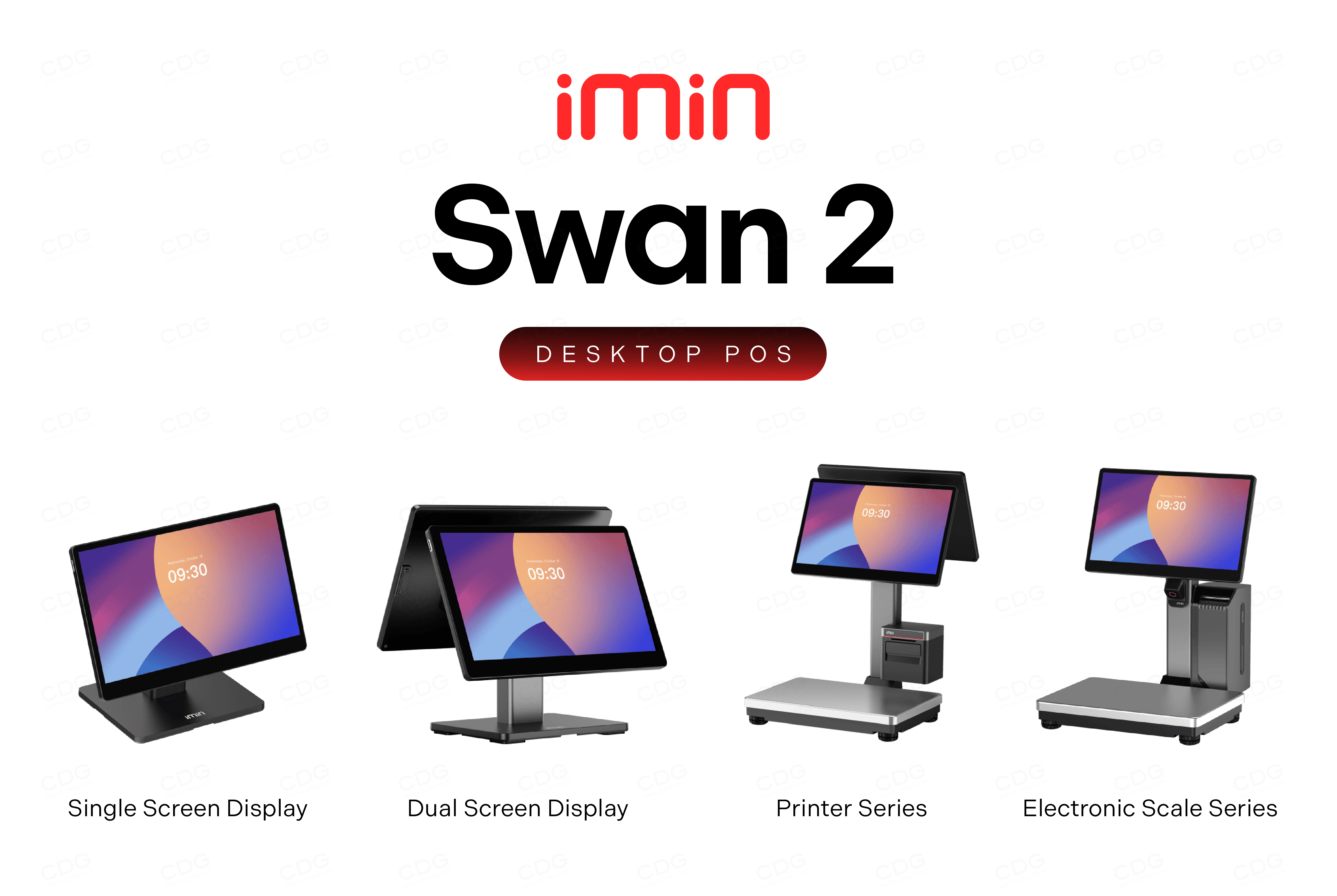 iMin Swan 2 Desktop POS All-in-One (Printer, Scale)