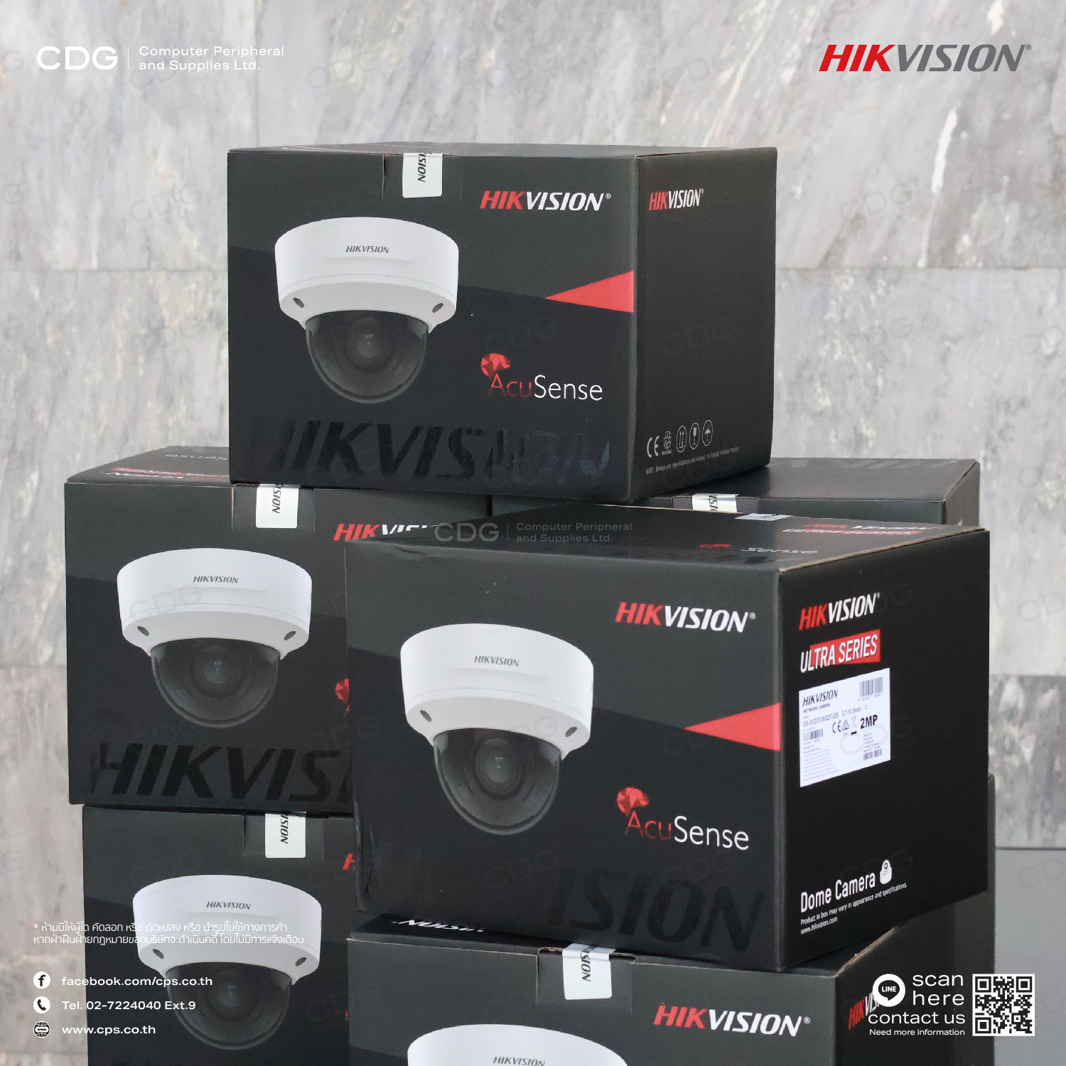 CCTV Dome Camera Hikvision DS-2CD3726G2T-IZS (2.7-13.5mm)
