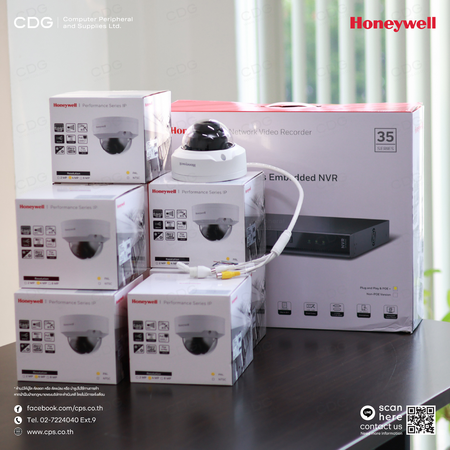 Honeywell H4W4PER2V IP Dome Camera 4MP 2.7-13.5mm Lens
