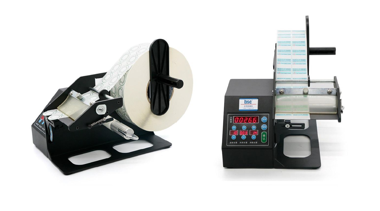 BSC-Q120 (Automatic Label Dispenser Peeler) Width 4-120mm.