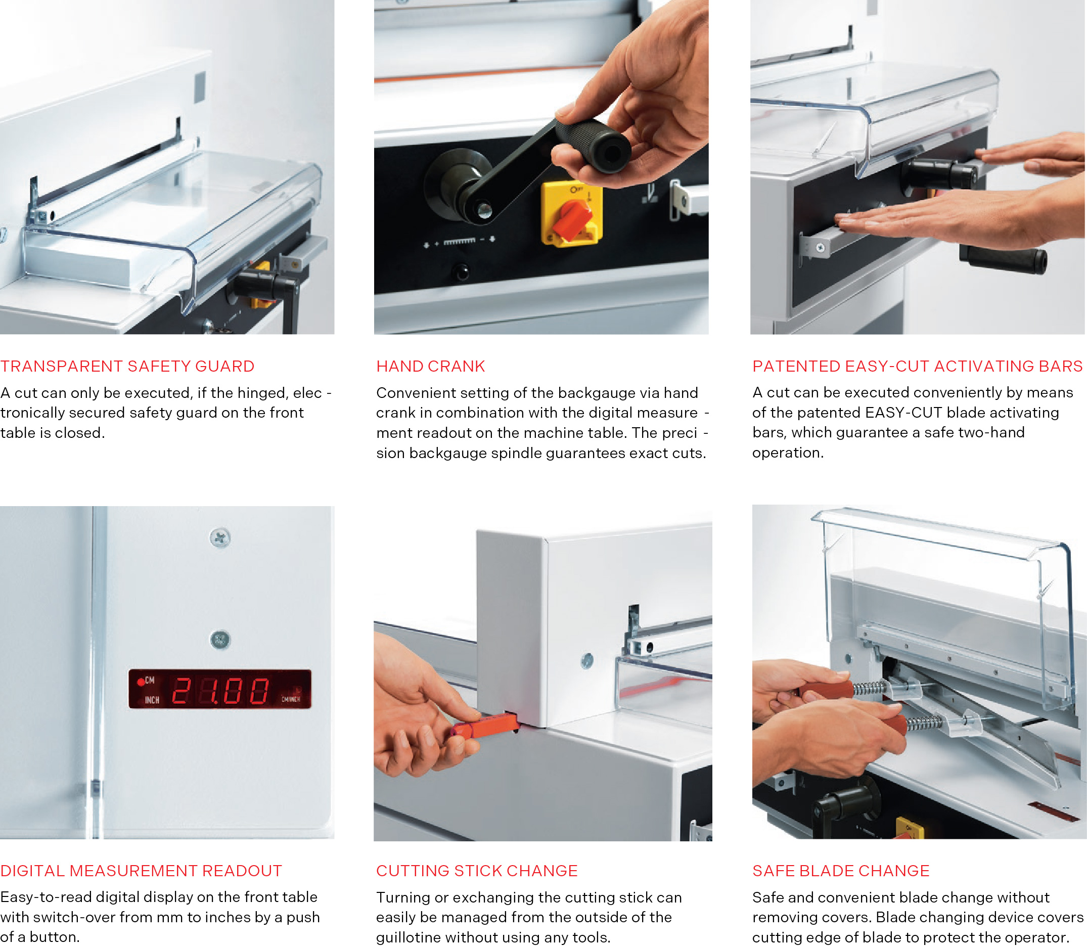 IDEAL 4350 Electric guillotine