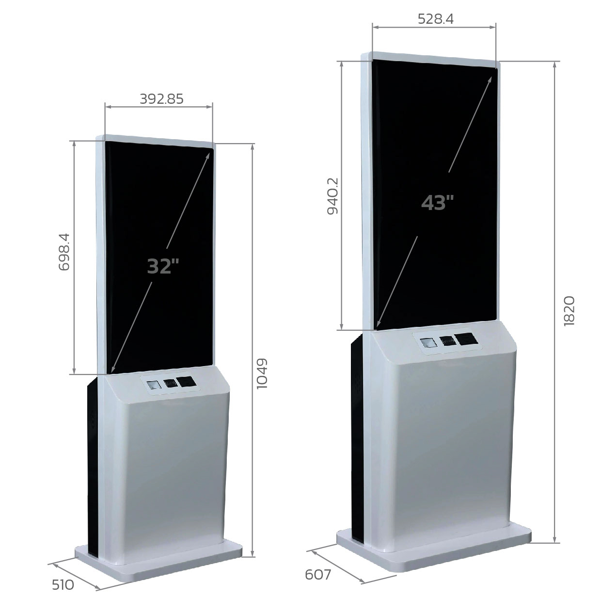 Hypersonic HL2600 Queue Ticket Kiosk (Touch Screen)