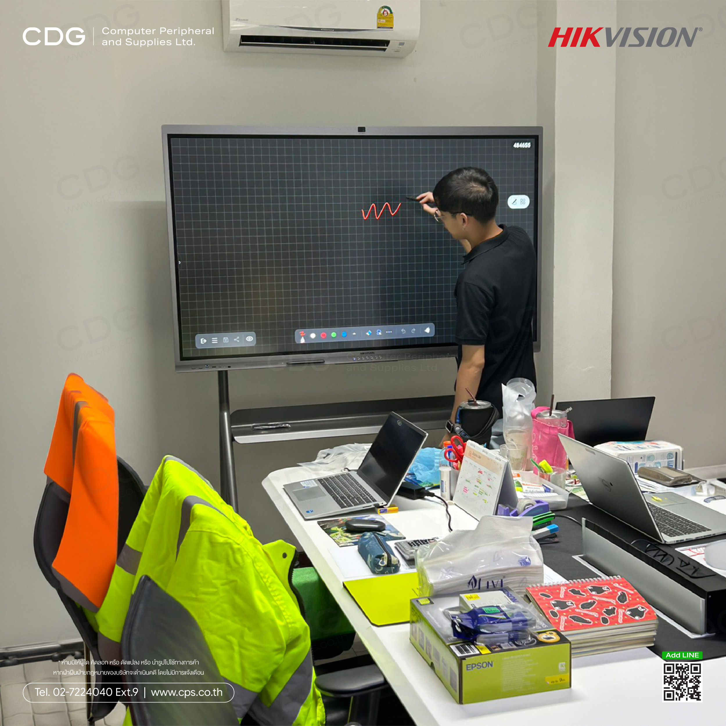 Hikvision DS-D5C65RB/B2L 65-inch. 4K Interactive Display Hikvision DS-D5C65RB/B2L 65-inch. 4K Interactive Display