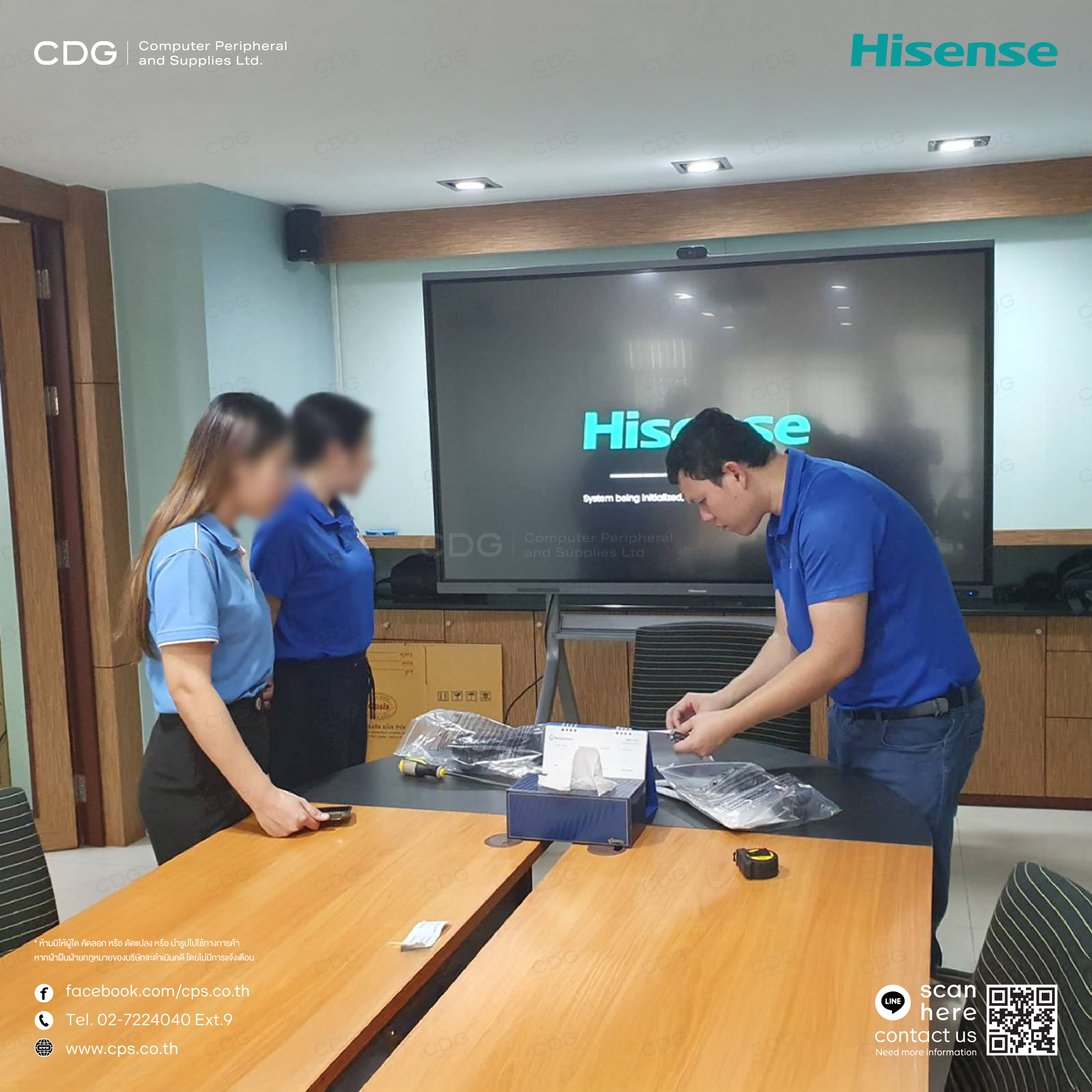 Hisense MR6DE GoBoard Live Interactive Display 4K Camera