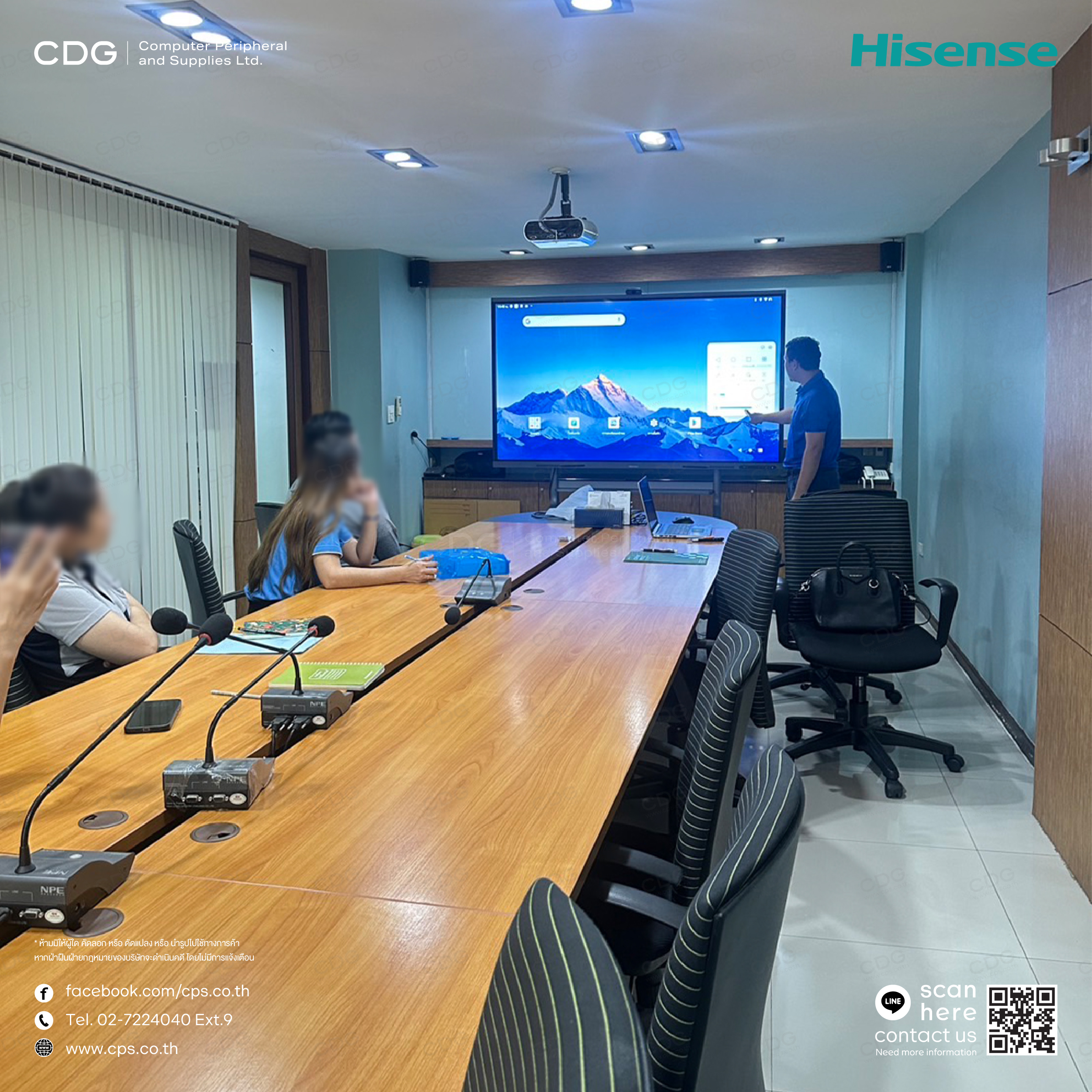 Hisense MR6DE GoBoard Live Interactive Display 4K Camera